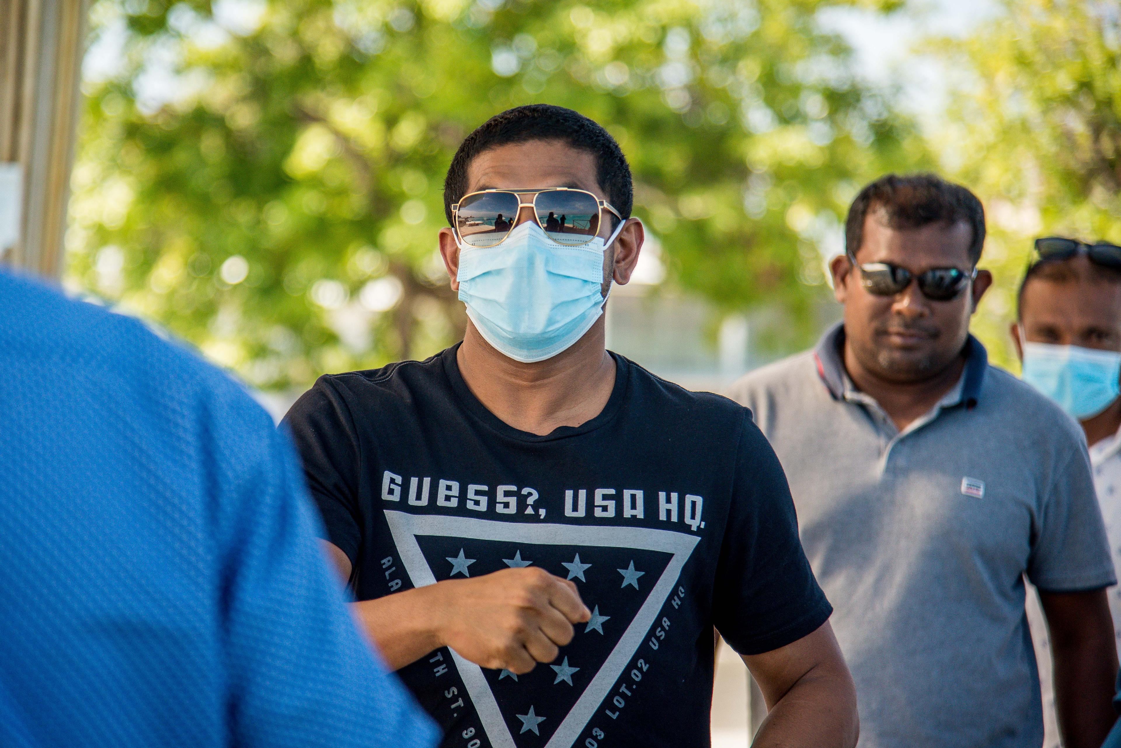 މިނިސްޓަރ މަހުލޫފް ތިނަދޫ އަށް ވަޑައިގެންފި