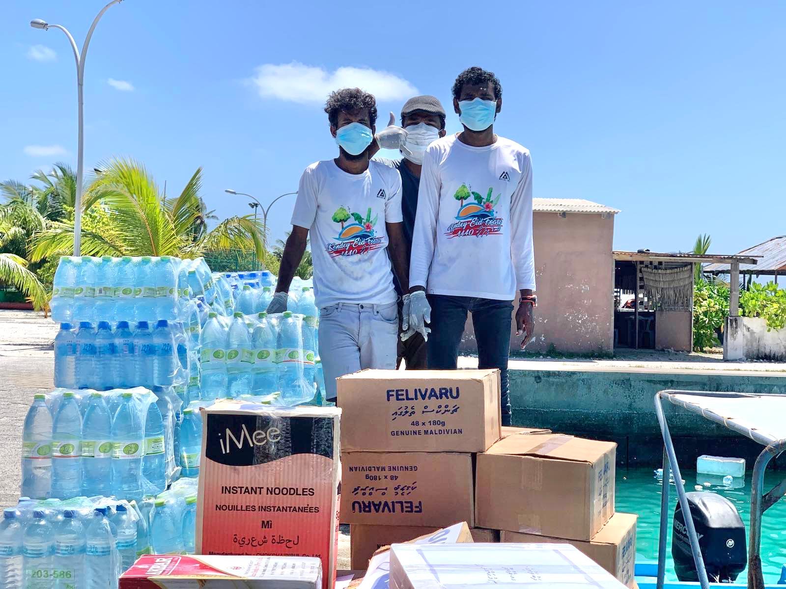 ކޮނޑޭ ރައްޔިތުންގެ ފަރާތުން ދެއްވަދޫއަށް އެހީ ފޮޮނުވައިފި