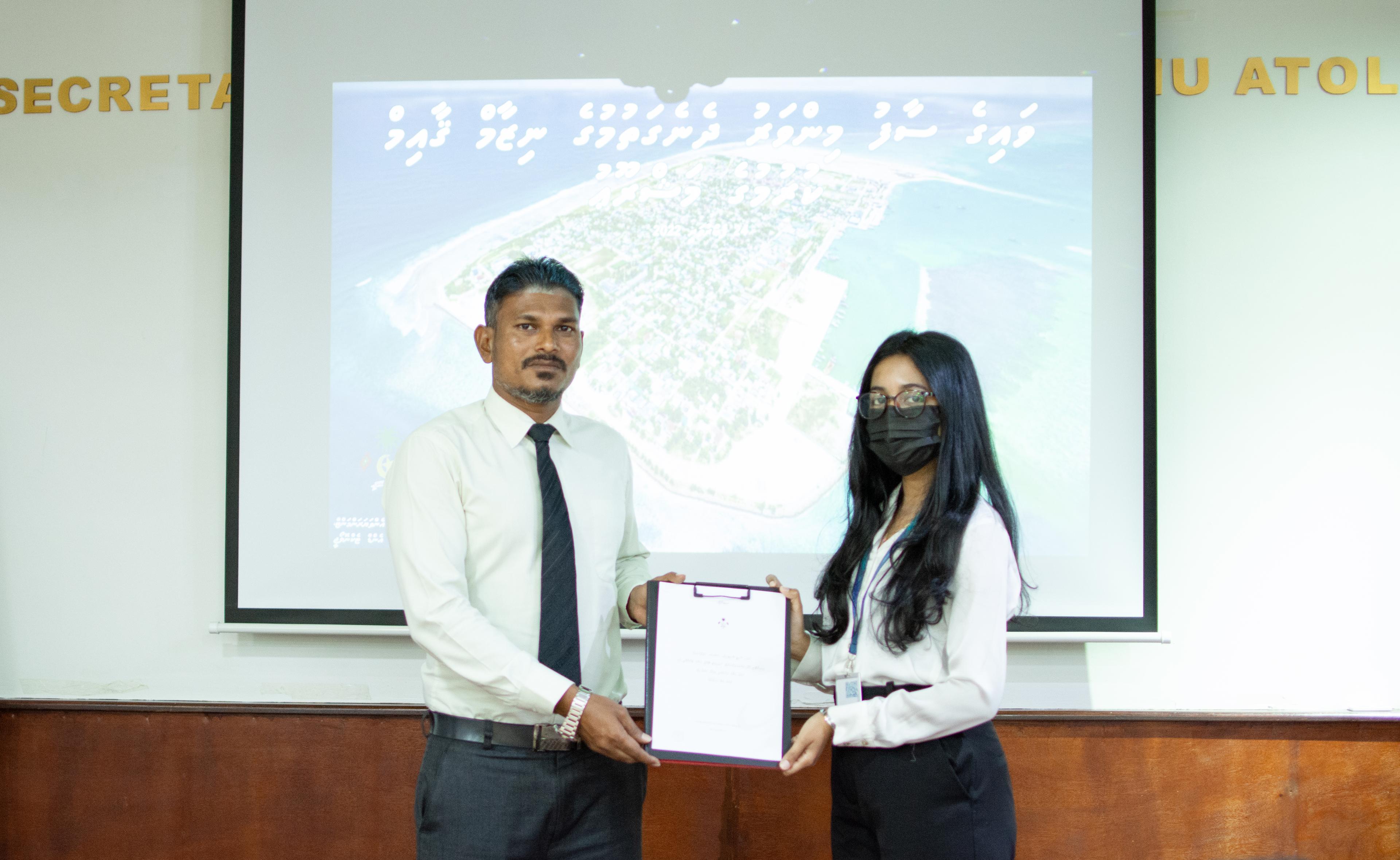 ވައިގެ ސާފު މިންވަރު ދެނެގަތުމުގެ ނިޒާމު ގާއިމްކުރުމަށް ތިނަދޫ ކައުންސިލާއެކު އެއްބަސްވުމަކަށް