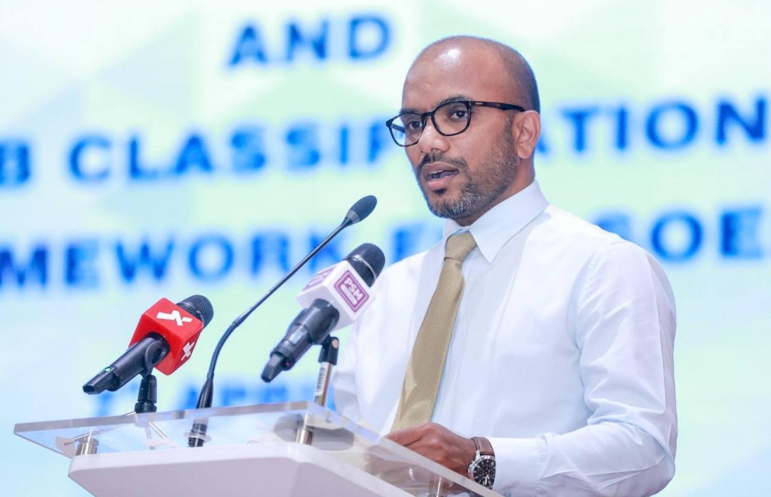 ފެންނަން ހުރި ހަގީގަތަކީ، ގޮންޖެހުންތަކާއެކުވެސް މިސަރުކާރުން ގެންނަމުންދާ ވަށާޖެހޭ ތަރައްގީ - އަމީރު