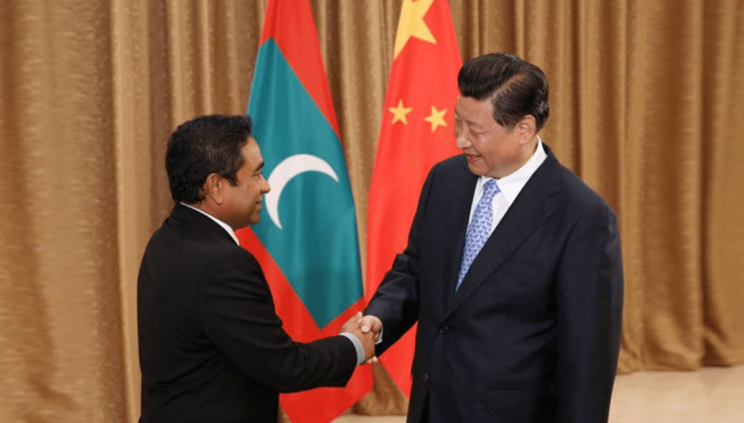 ޗައިނާއަށް އެންމެ ބޮޑަށް ދަރާފައިވާ ގައުމުތަކުގެ ތިން ވަނައިގައި ރާއްޖެ