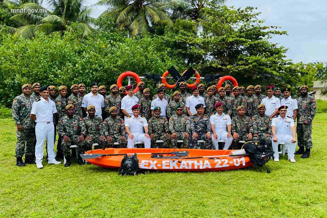 އިންޑިއާގެ ނޭވީއާއި އެމްއެންޑީއެފުން ގުޅިގެން ހިންގާ "އެކްސަސައިޒް އެކަތަ" ފަށައިފި