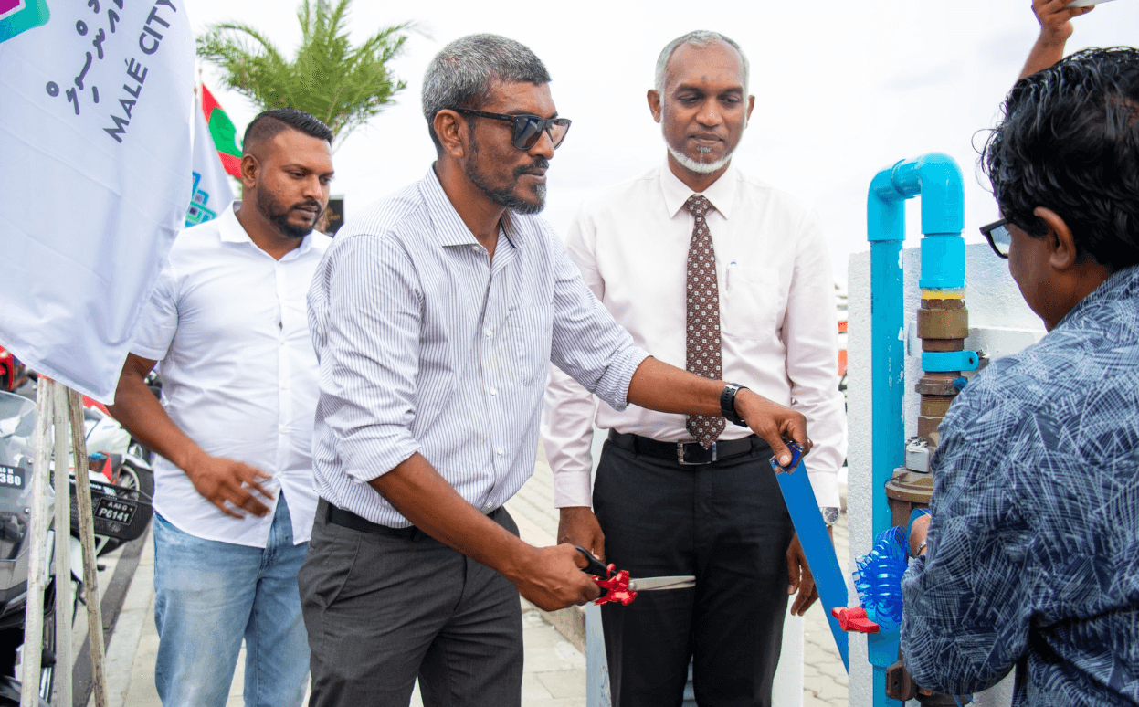 މާލޭ ސިޓީގެ ދެކުނު ހާބަރުގައި ސީސީޓީވީ އާއި ފެނުގެ ހިދުމަތް ތައާރަފްކޮށްފި