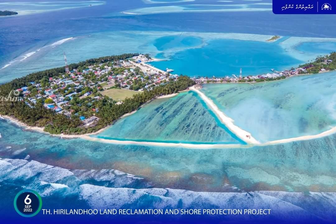 ހިރިލަންދޫ ބިންހިއްކުމުގެ މަސައްކަތް ބާރަށް ކުރިއަށް