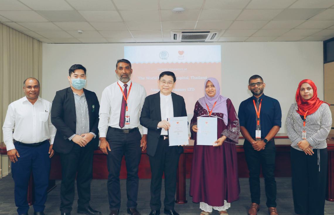 އާސަންދައިގެ ހިދުމަތް ޔޫއޭއީ އާއި ތައިލެންޑް ހޮސްޕިޓަލްތަކަށް!