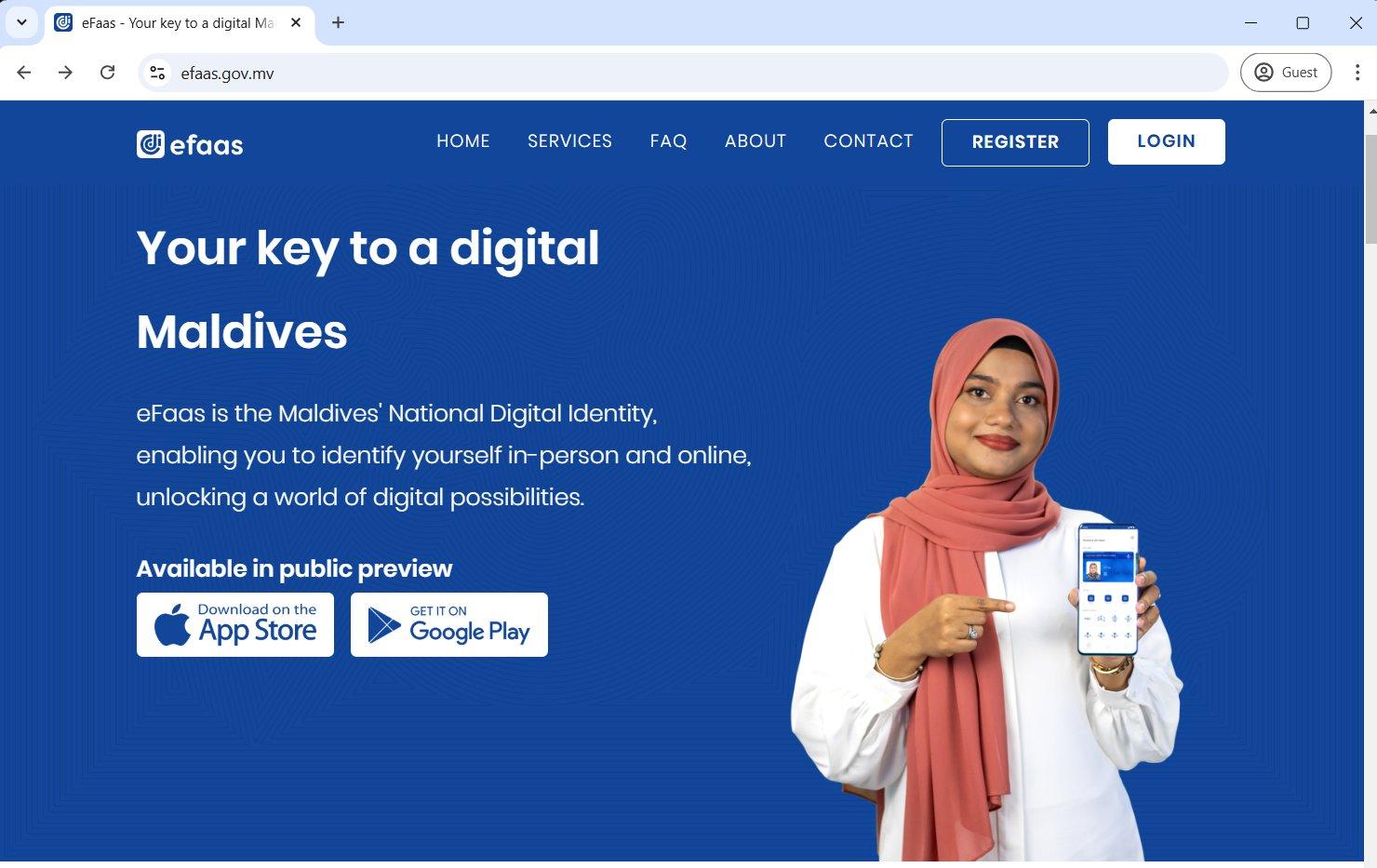 އީފާސް އިން އޮންލައިން ފޭސްވެރިފިކޭޝަންގެ ހިދުމަތް އަލުން ފަށައިފި