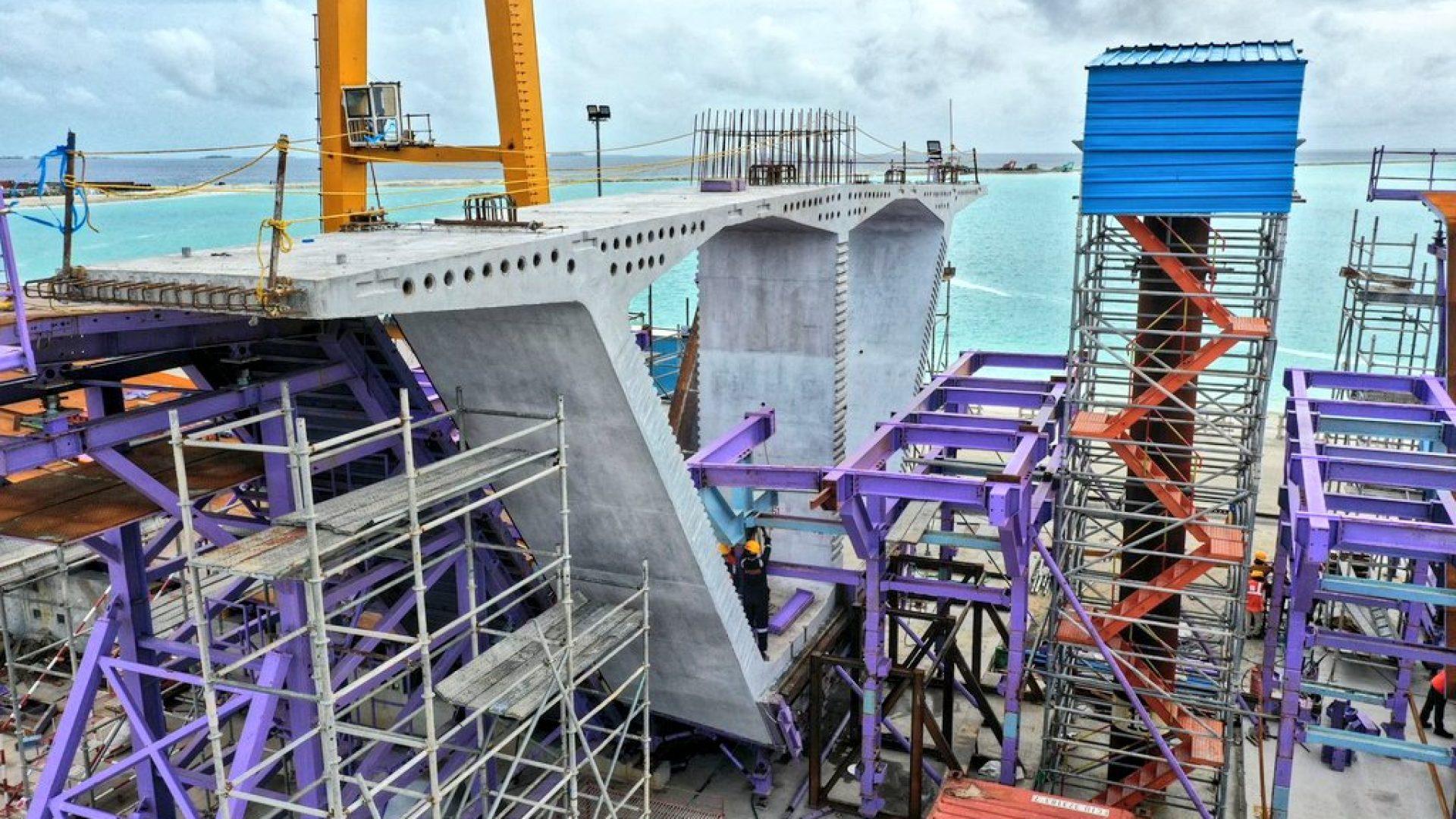 ތިލަމާލެ ބްރިޖުގެ 35 އިންސައްތަ މަސައްކަތް ނިމިއްޖެ