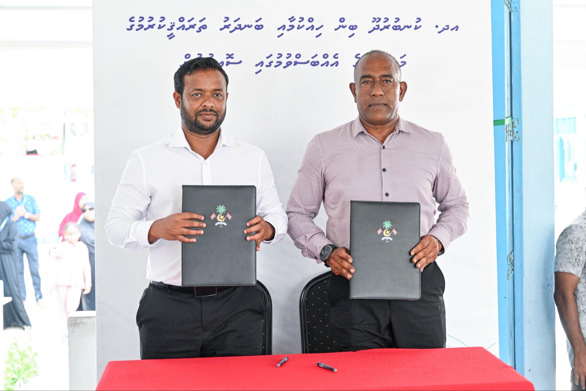  ކުނބުރުދޫ ބަނދަރު ތަރައްޤީ ކުރުމާއި ބިން ހިއްކުމުގެ މަޝްރޫޢު އެމްޓީސީސީއާ ހަވާލުކޮށްފި