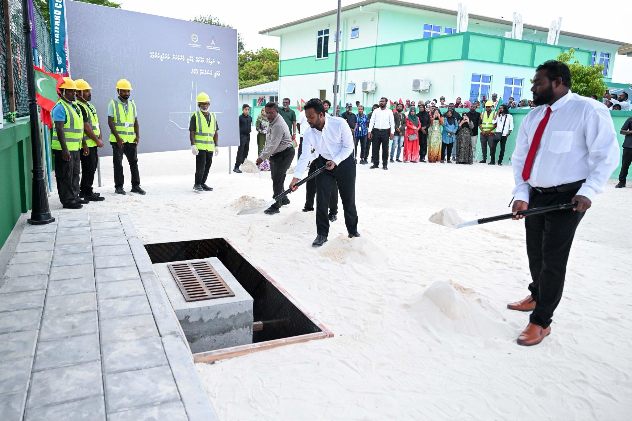 ނައިފަރުގެ މަގުހެދުމުގެ މަޝްރޫއުގެ އަމަލީ މަސައްކަތް ފަށައިފި