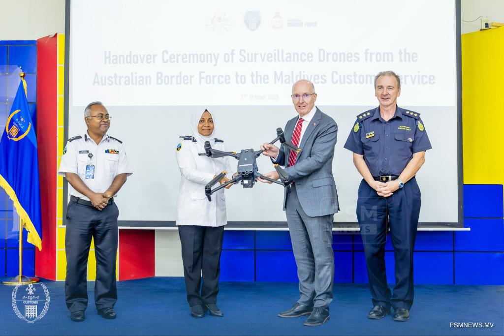 Australia Donates Surveillance Drones to Strengthen Maldives Customs Operations