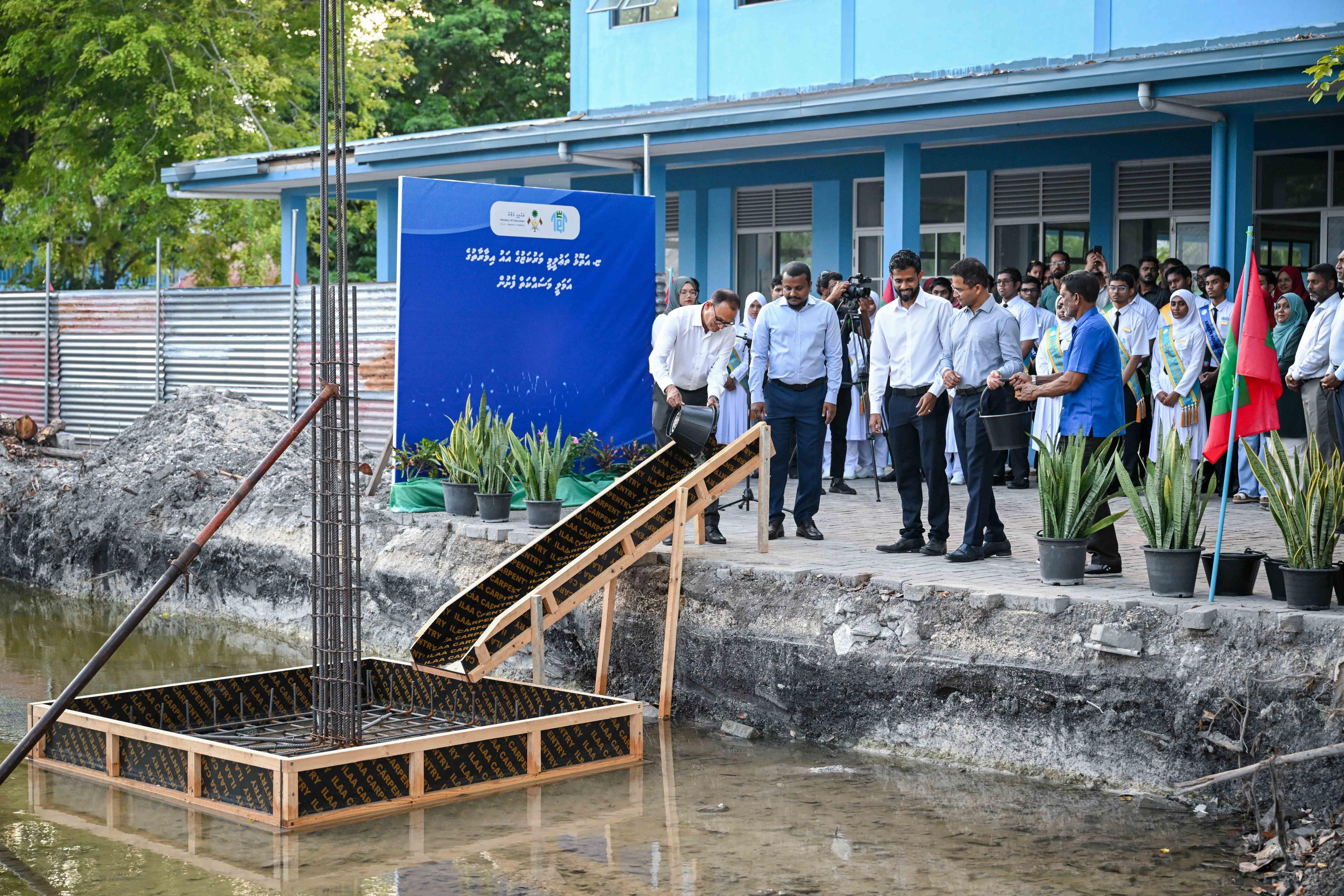 ޏ އަތޮޅު ތަޢުލީމީ މަރުކަޒުގެ އައު އިމާރާތުގެ އަމަލީ މަސައްކަތް ފަށައިފި