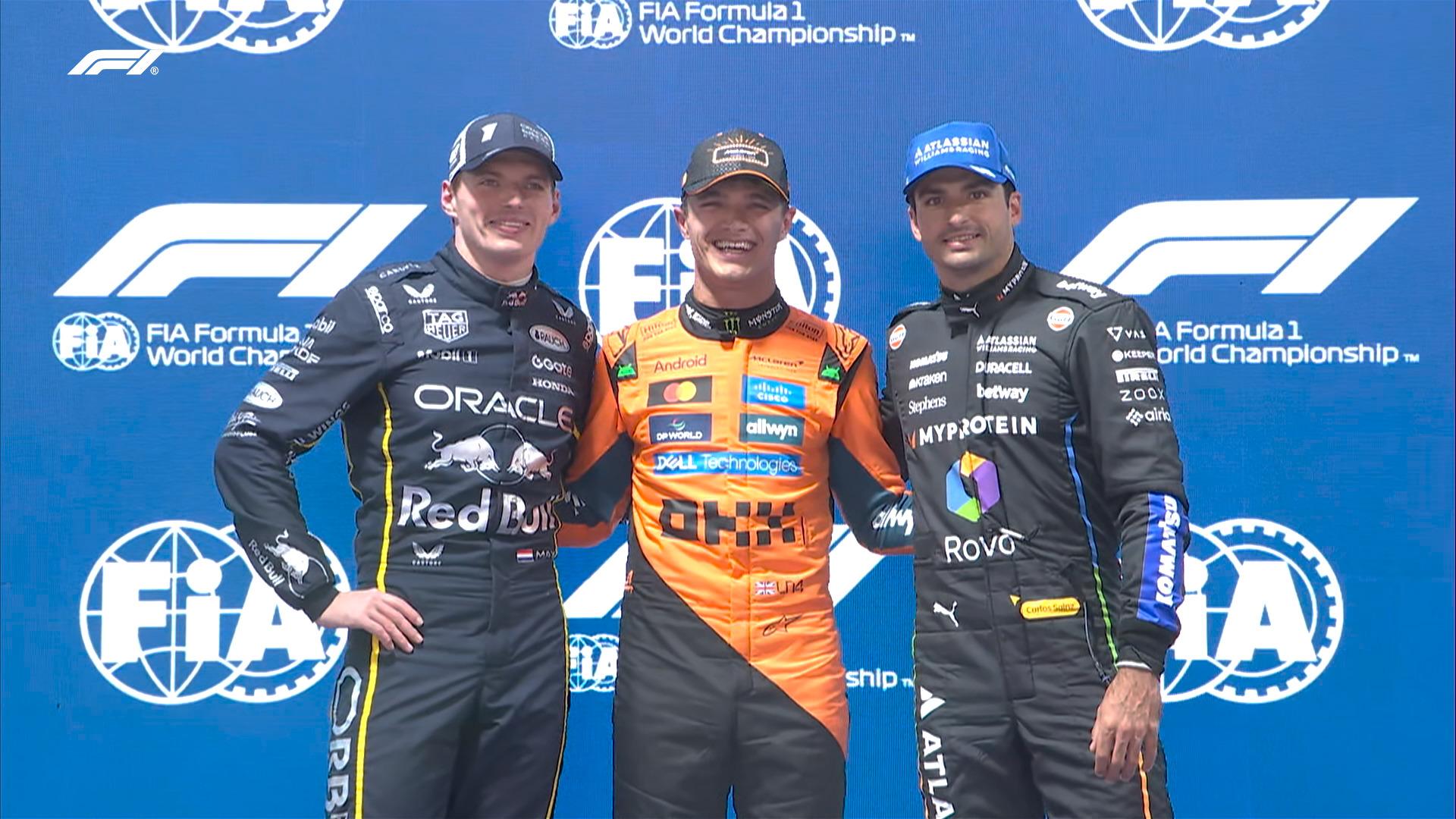 Norris Snatches Pole in Las Vegas Qualifying as Verstappen Takes P2