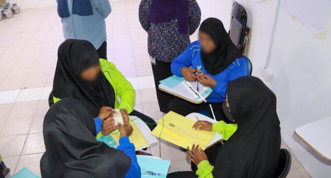 މާފުށީ ޖަލުގެ އަންހެން  ޤައިދީންނަށް  ރިހެބިލިޓޭޝަން ފްރޭމްވަރކްގެ ފޭސް 2ގެ ދެ ބެޗް ފަށައިފި