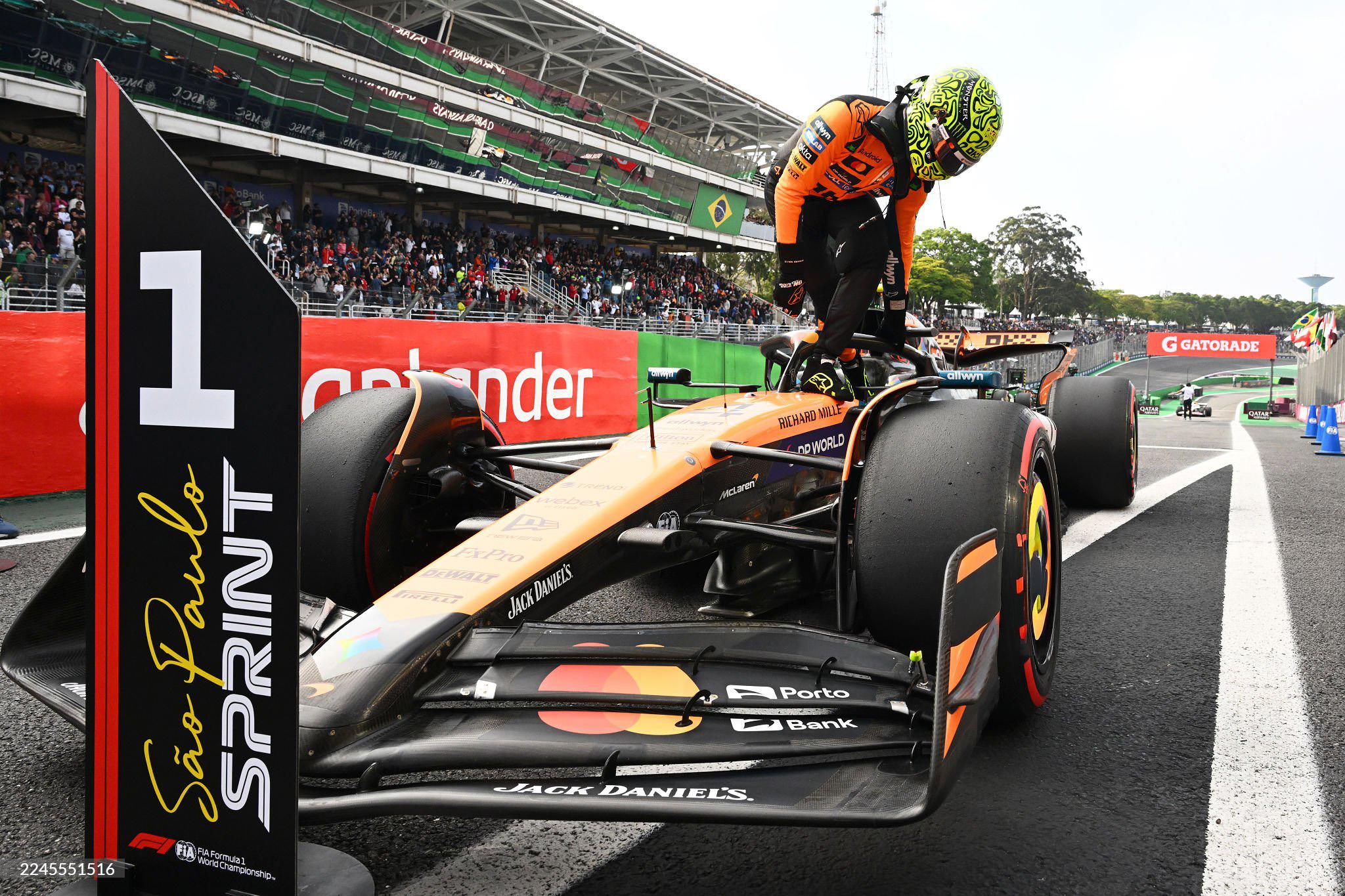 Norris Takes São Paulo Sprint Pole with Antonelli Alongside on the Front Row as Title Fight Intensifies