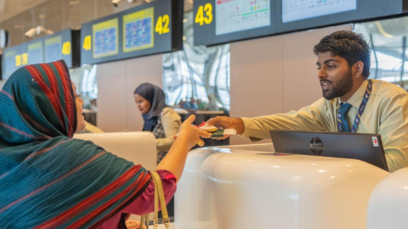 ވީއައިއޭގެ އައު ޓާމިނަލަށް އޮޕަރޭޝަންތައް ބަދަލުކުރި 20 ވަނަ އެއާލައިނަކަށް  ޔޫއެސް-ބަންގްލާ!