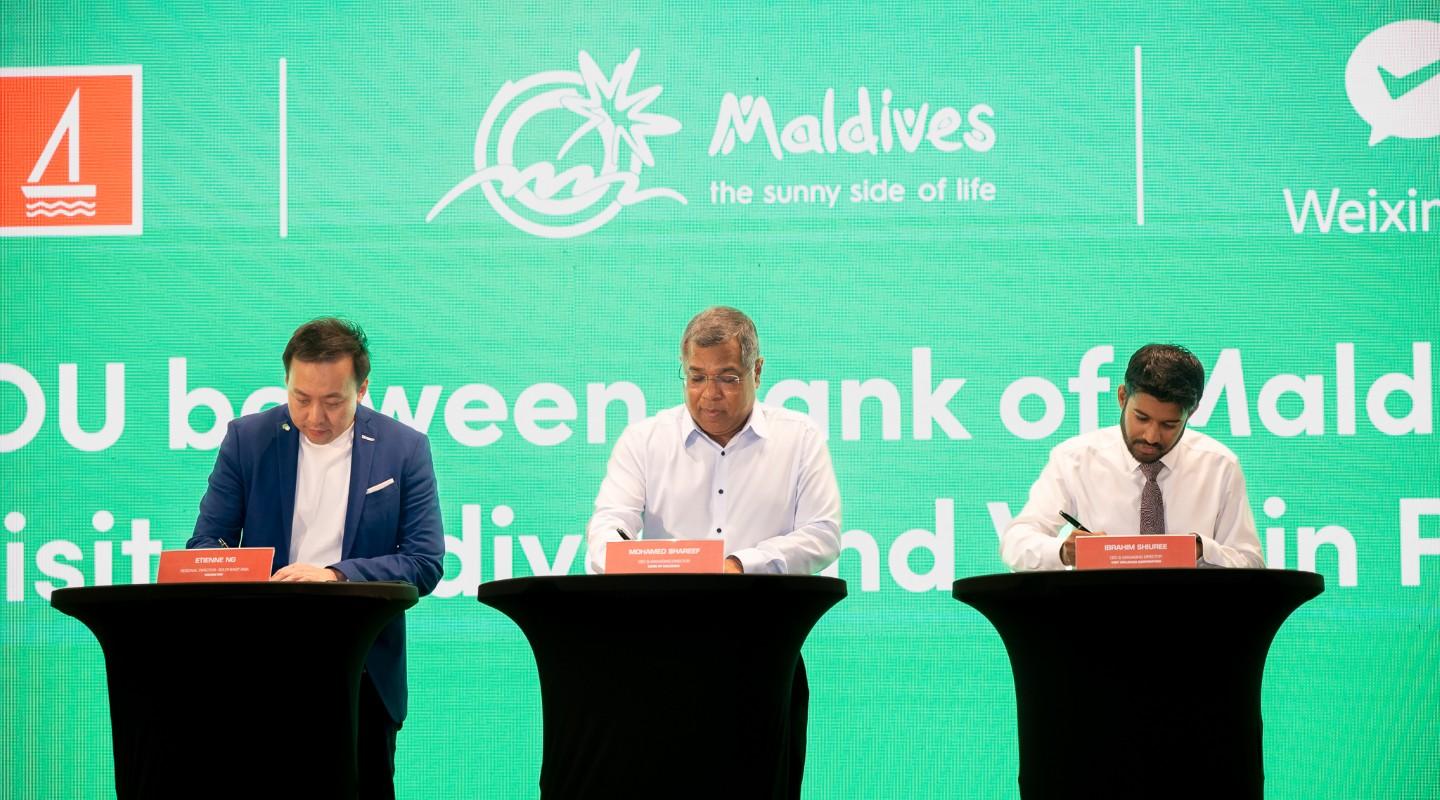 ބީއެމްއެލްއާއި ވޭސިންގ ޕޭ އަދި ވިޒިޓް މޯލްޑިވްސްއިން ރާއްޖެ ޕްރޮމޯޓްކޮށް، ޑިޖިޓަލް އެކޯ ސިސްޓަމް ވަރުގަދަކުރަން އެއްބަސްވުމެއް!