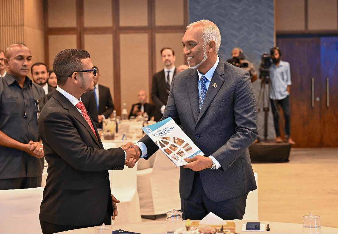 މާލީ ދާއިރާ ތަރައްޤީ ކުރުމުގެ ހަރަކާތްތައް އިފްތިތާޙު ކުރުމުގެ ރަސްމިއްޔާތު ރައީސް ޝަރަފުވެރިކޮށްދެއްވައިފި