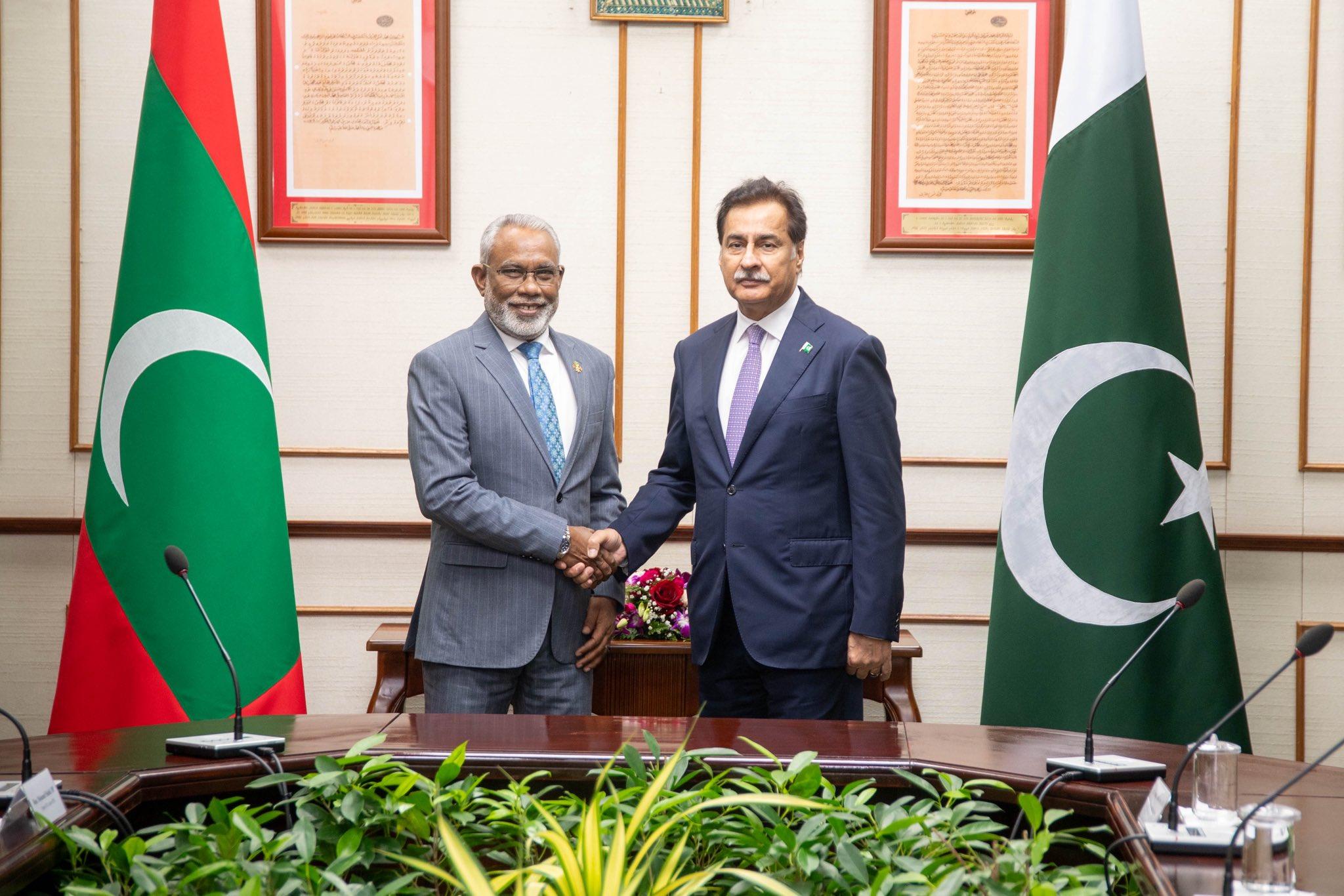 ޕާކިސްތާނުގެ ޤާނޫނު ހަދާ މަޖިލީހުގެ ރައީސް ރަސްމީ ދަތުރުފުޅެއްގައި ރާއްޖޭގައި!