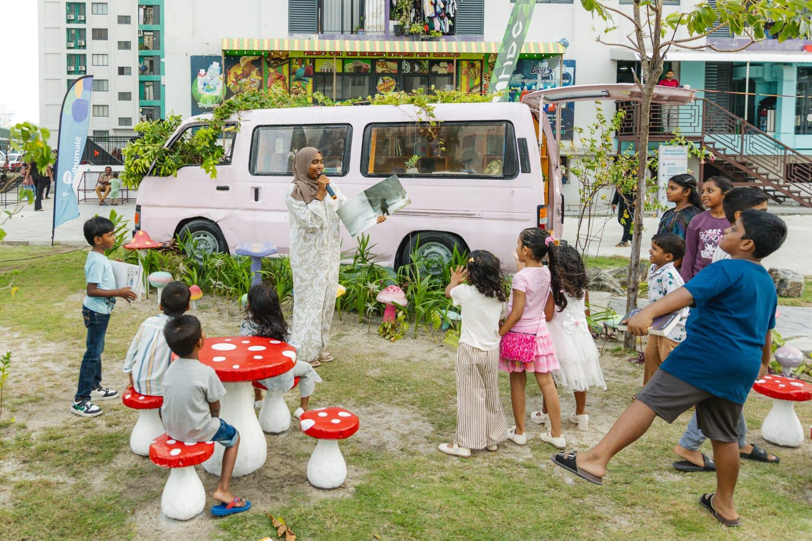  ހުޅުމާލޭ ހިޔާ ޕާކު ސަރަހައްދުގައި ފޮތް ކިޔޭ ގޮތަށް 'ރީޑިންގ ނުކް' އެއް ގާއިމްކޮށްފި