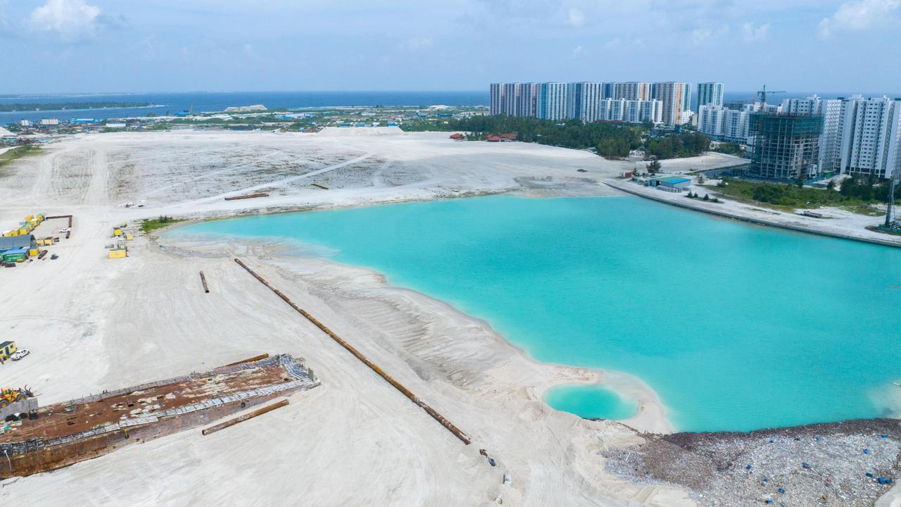 ހުޅުމާލޭ ފޭސް ތިނަކުން 47 ހެކްޓަރުގެ ބިން ހިއްކައިފި