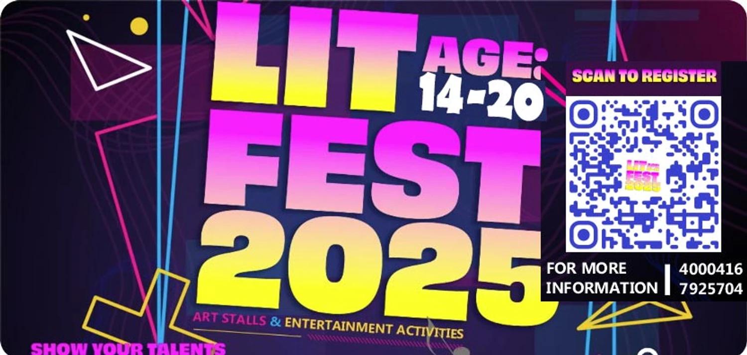 14 އަހަރާއި 20 އަހަރާއި ދެމެދުގެ ޒުވާނުންނަށް ބާއްވާ ލިޓް ފެސްޓު މި ހަފްތާ ބަންދުގައި