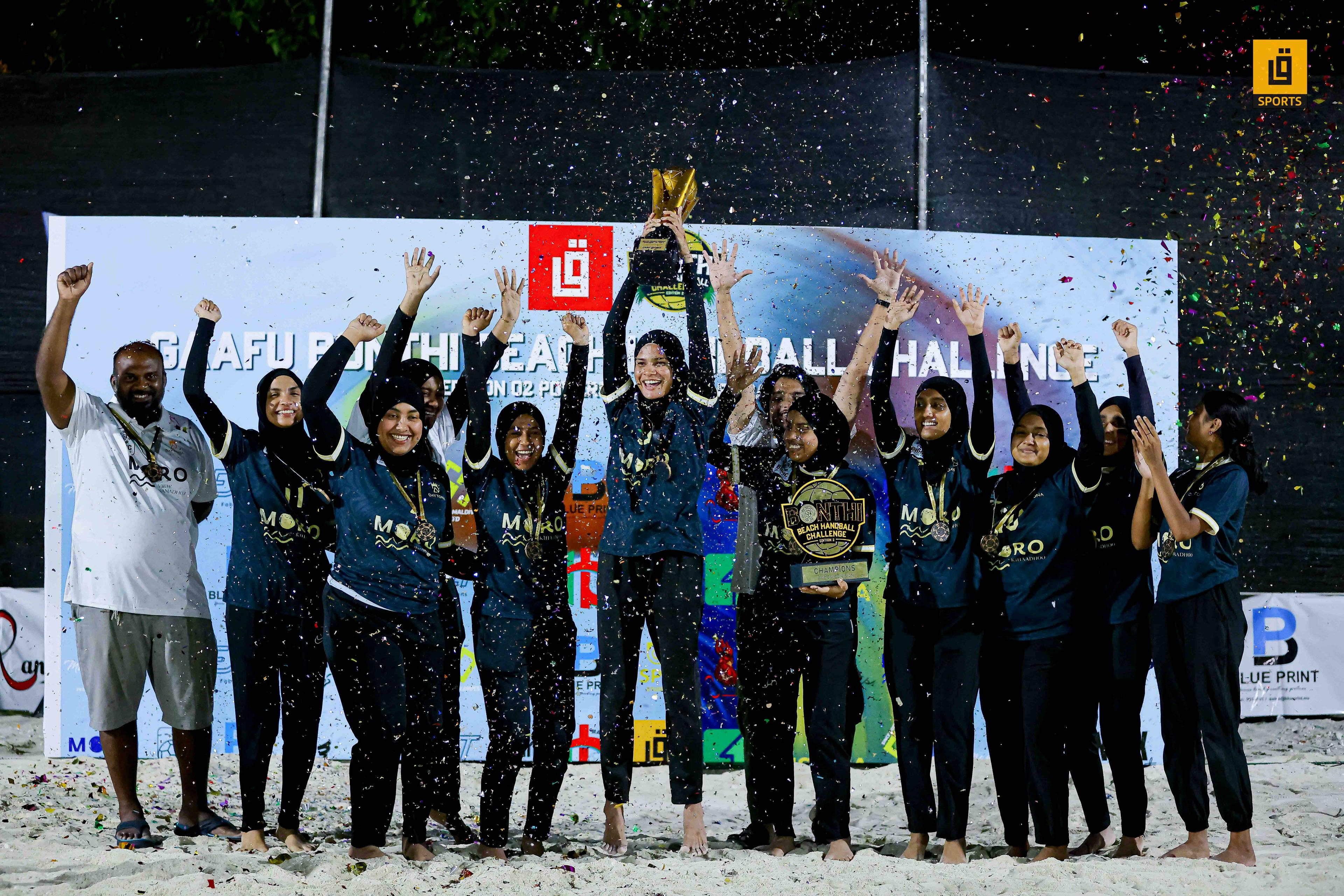 ގާފު ބޮންތި ބީޗް ހޭންޑްބޯޅަ ޗެލެންޖް އަންހެން ޑިވިޝަން ޗެންޕިއަންކަން  ޑޭޓޯނާ އިން ހޯދައިފި