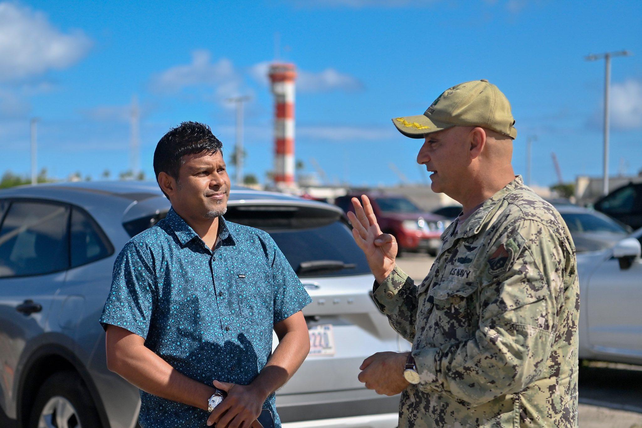 ނައިބު ރައީސް ހަވާއީއަށް ކުރެއްވި ރަސްމީ ދަތުރުފުޅު ނިންމަވާލައްވައިފި