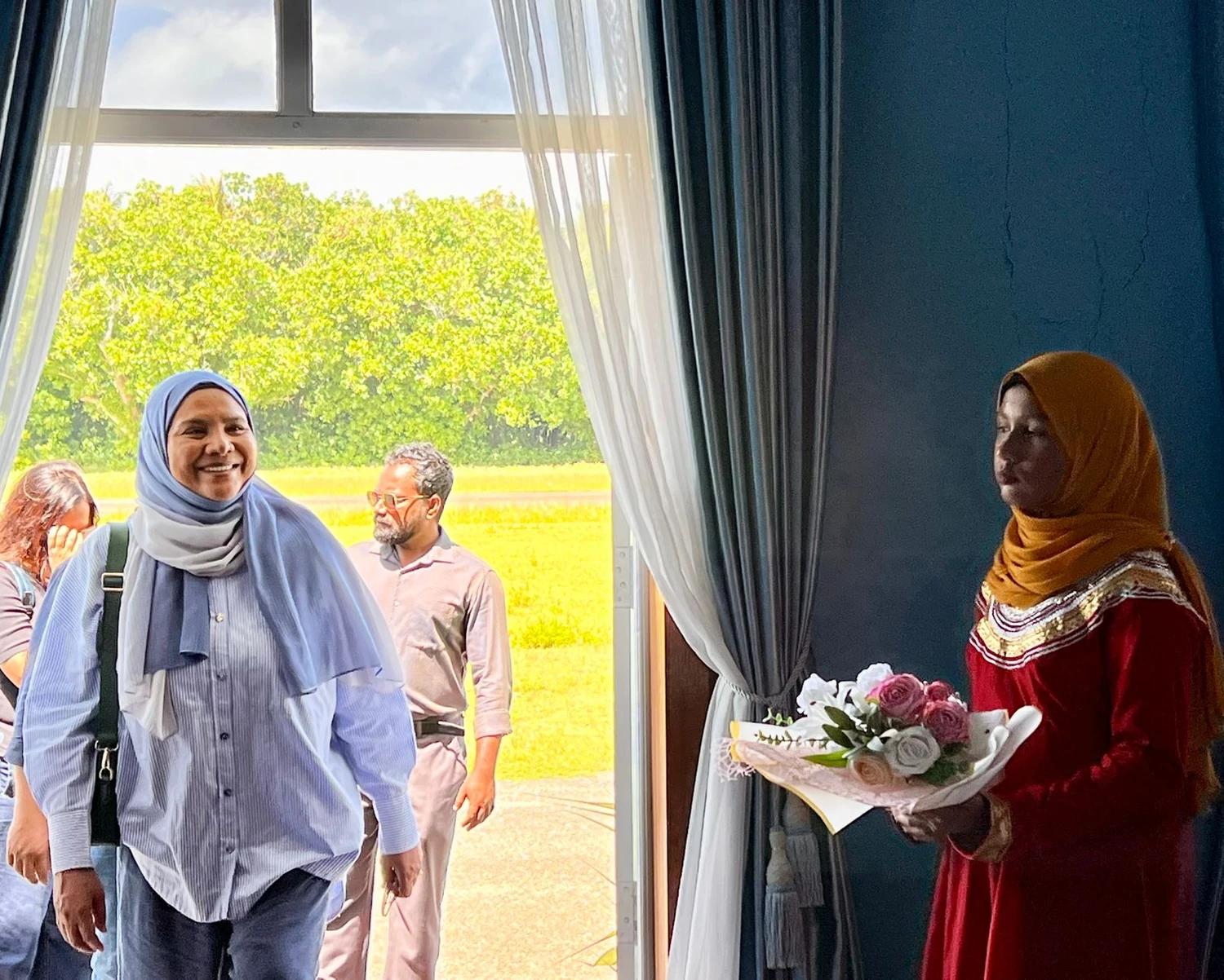 ލ ގަމުގައި ގައުމީ ފެންވަރުގައި އީދު ފާހަގަކުރުމަށް ބާއްވާ ހަރަކާތްތައް ޝަރަފުވެރިކޮށްދެއްވާނީ ވަޒީރު  ޢާއިޝަތު ޝިހާމް!