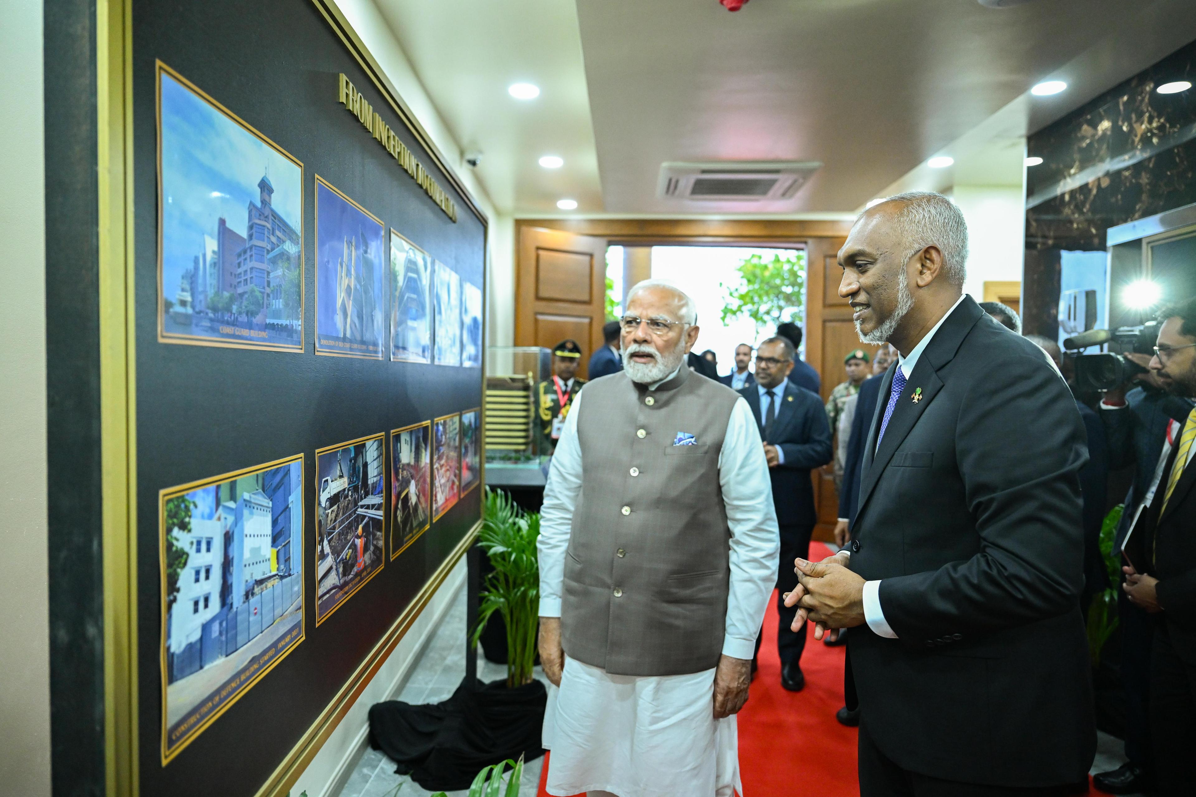 އިންޑިއާ ސަރުކާރުގެ އެހީގައި އިމާރާތްކުރި "ދޮށިމޭނާ" ބިލްޑިންގ ރަސްމީކޮށް ހުޅުވައިދެއްވައިފި