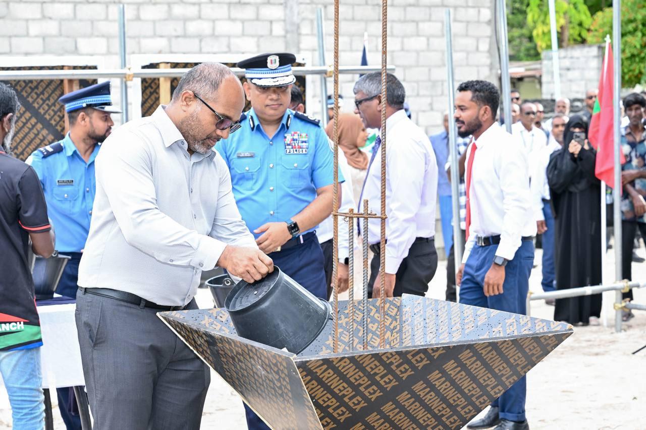 ފެހެންދޫ ފުލުހުންގެ މަރުކަޒުގެ އަމަލީ މަސައްކަތްވެސް ފަށައިފި