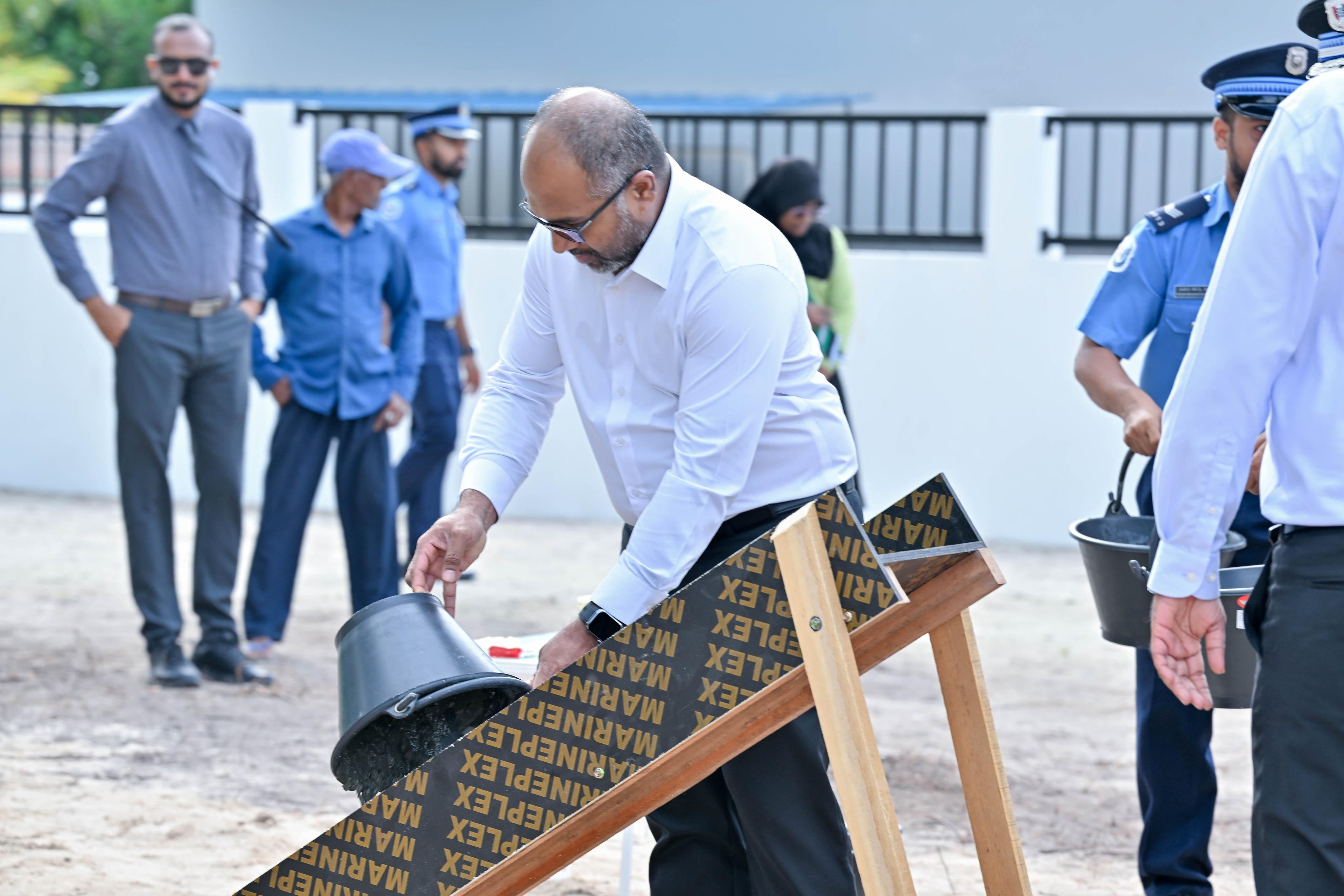 ދަރަވަންދޫ ޕޮލިސް ސްޓޭޝަންގެ އަމަލީ މަސައްކަތް ފަށައިފި