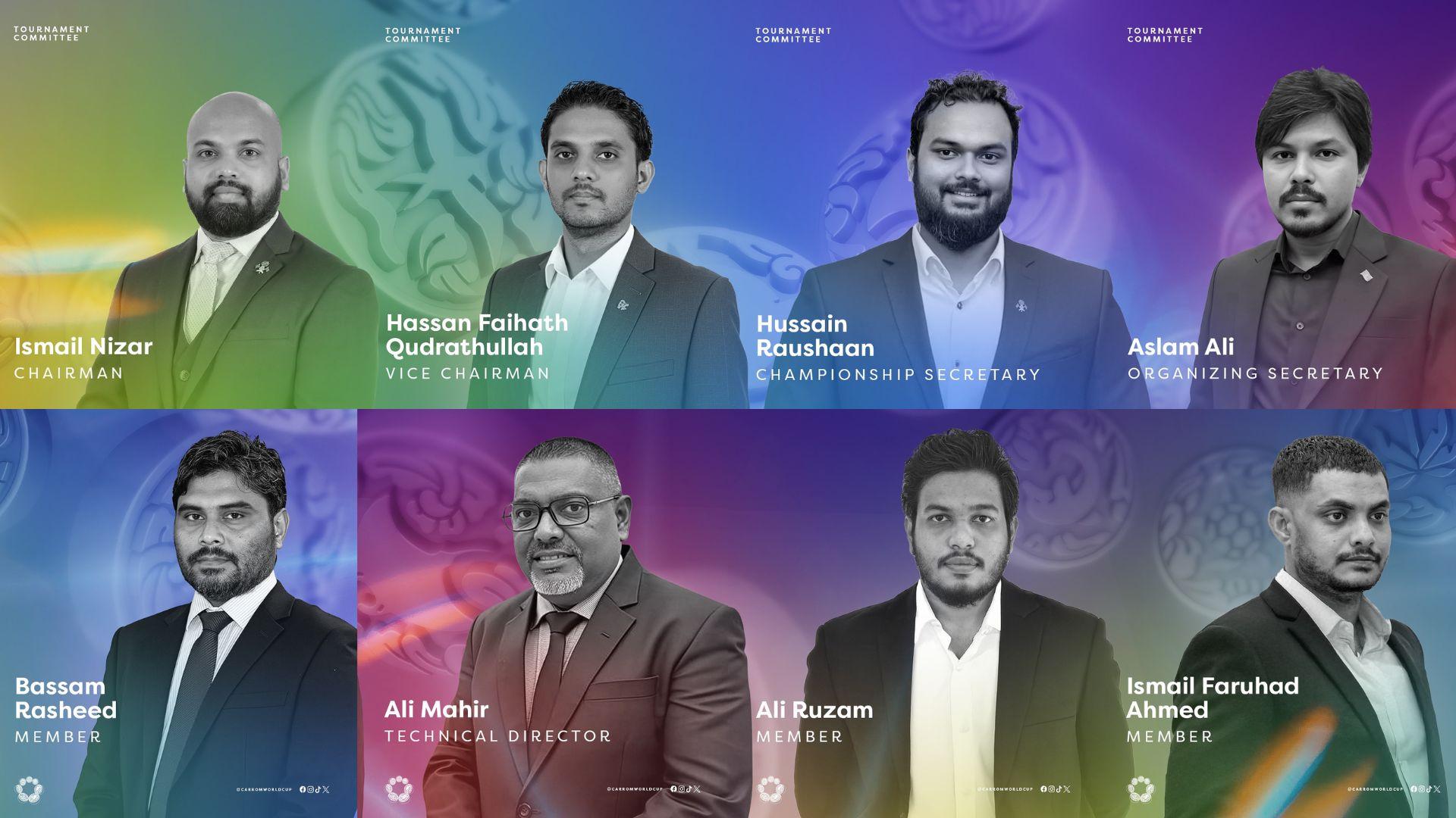 ރާއްޖޭގައި ބާއްވާ ކެރަމް ވޯލްޑް ކަޕުގެ އިންތިޒާމު ކޮމެޓީގެ ޗެއާއަކަށް މެމްބަރު ނިޒާރު، ވައިސް ޗެއާއަކަށް ފައިހަތު!