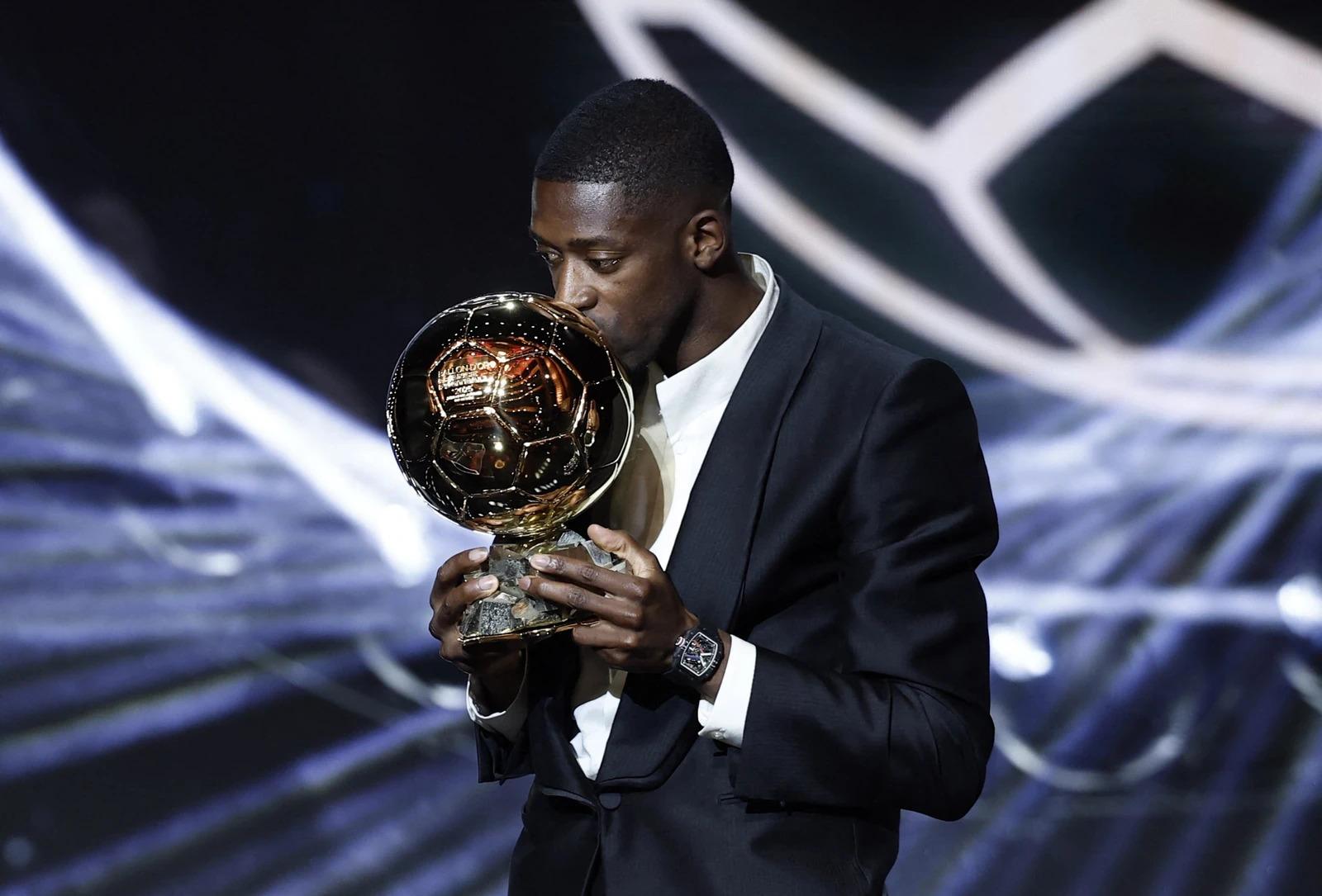 Dembele Crowned King as PSG Dominates Ballon d'Or Ceremony