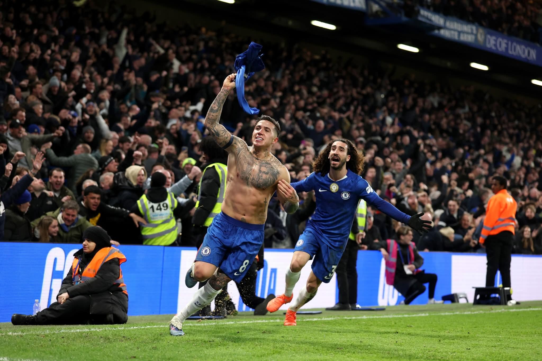 އެންޒޯ އިތުރުވަގުތުގެ ތެރޭގައި ކާމިޔާބުކުރި ލަނޑާއެކު ޗެލްސީއަށް ތާރީޚީ މޮޅެއް