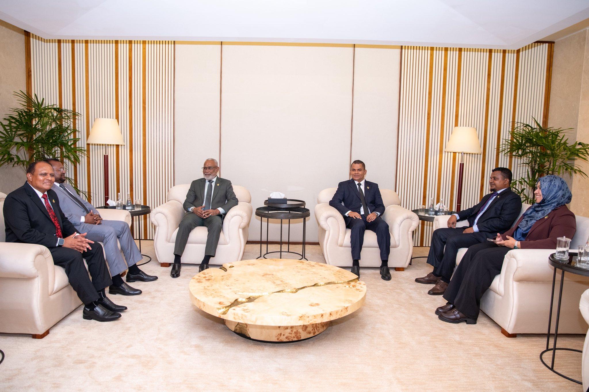 ރަސްމީ ދަތުރުފުޅެއްގައި ރައްޔިތުންގެ މަޖިލީހުގެ ރައީސް ސަޢޫދީ ޢަރަބިއްޔާއަށް ފުރާވަޑައިގަންނަވައިފި