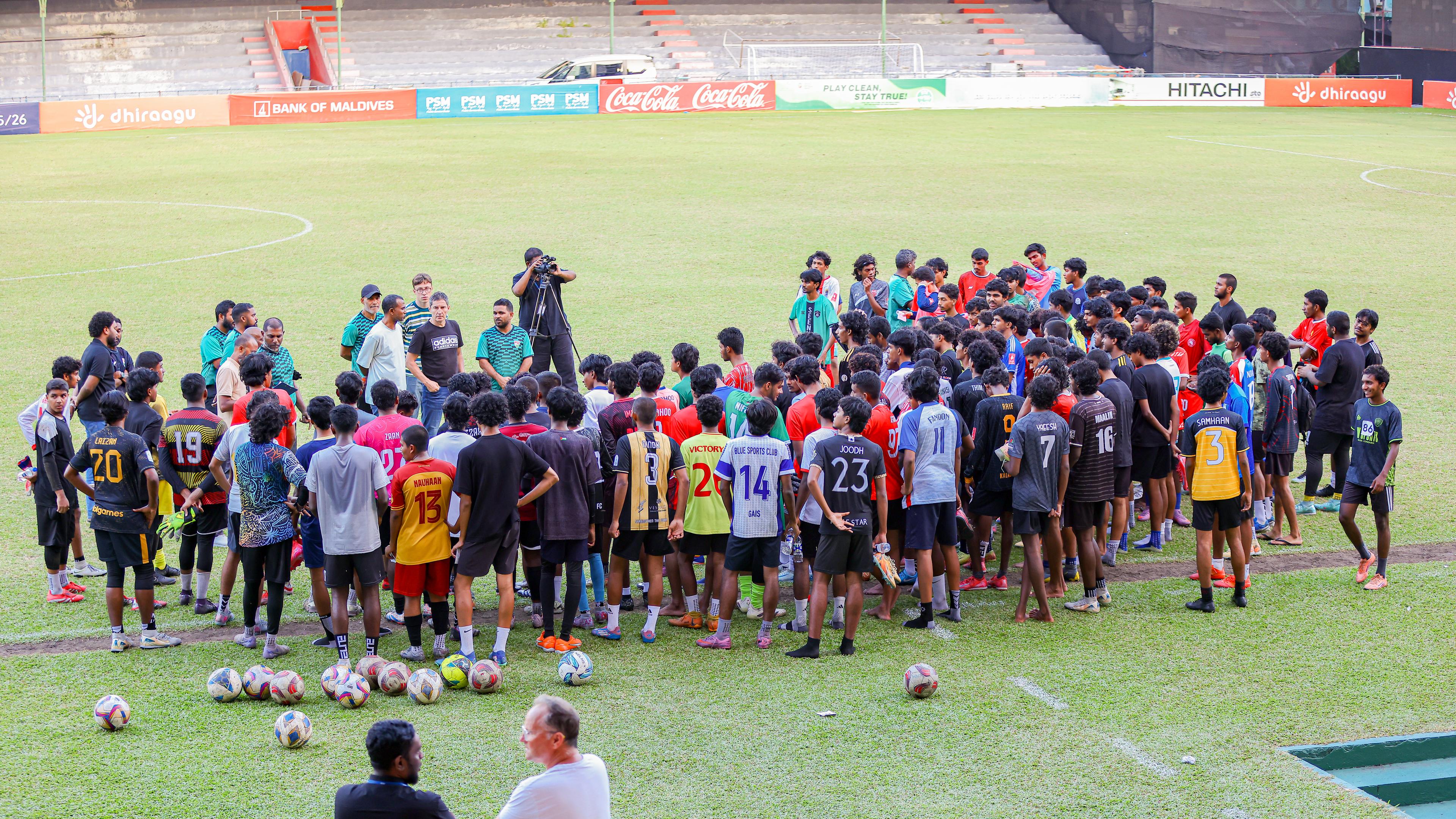 ޒުވާން ގައުމީ ޓީމު އެކުލަވާލުމުގެ މަސައްކަތް އެފްއޭއެމް އިން ފަށައިފި