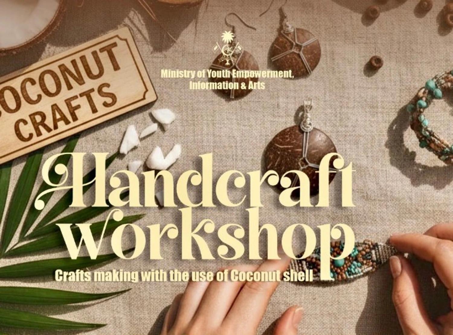 ނާށި ބޭނުންކޮށްގެން އަތްތެރި މަސައްކަތްތައް ދަސްކޮށްދޭ ވޯކްޝޮޕެއް ބާއްވަނީ