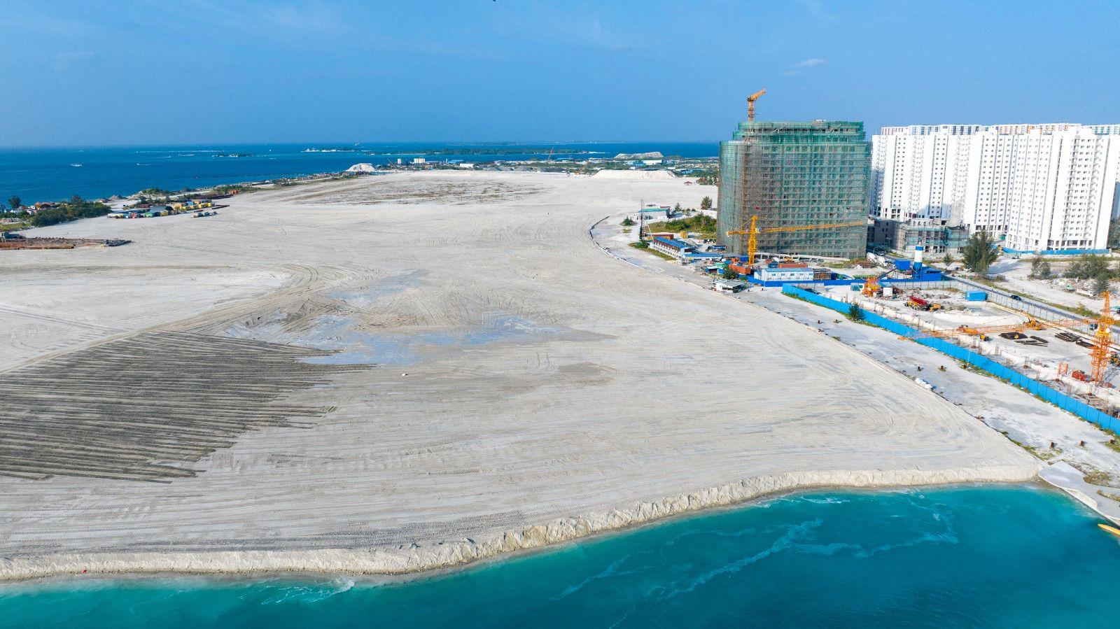 ފޭސް 3ގެ ބިން ހިއްކުމުގެ 87 އިންސައްތަ މަސައްކަތް ފުރިހަމަވެއްޖެ