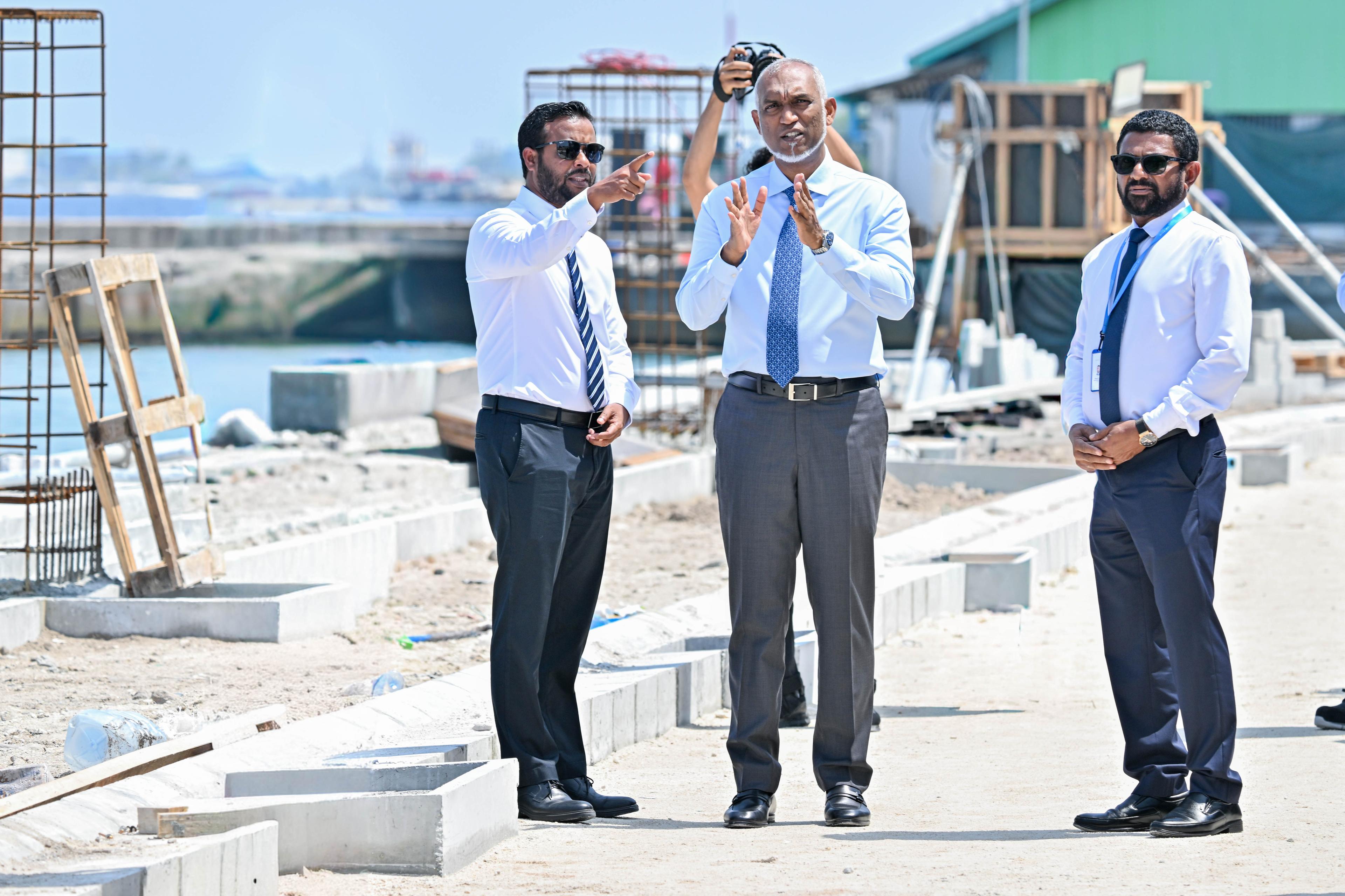 ބޮޑުތަކުރުފާނު މަގުގެ މަސައްކަތް ހިނގަމުންދާ ގޮތް ރައީސް ބައްލަވާލައްވައިފި