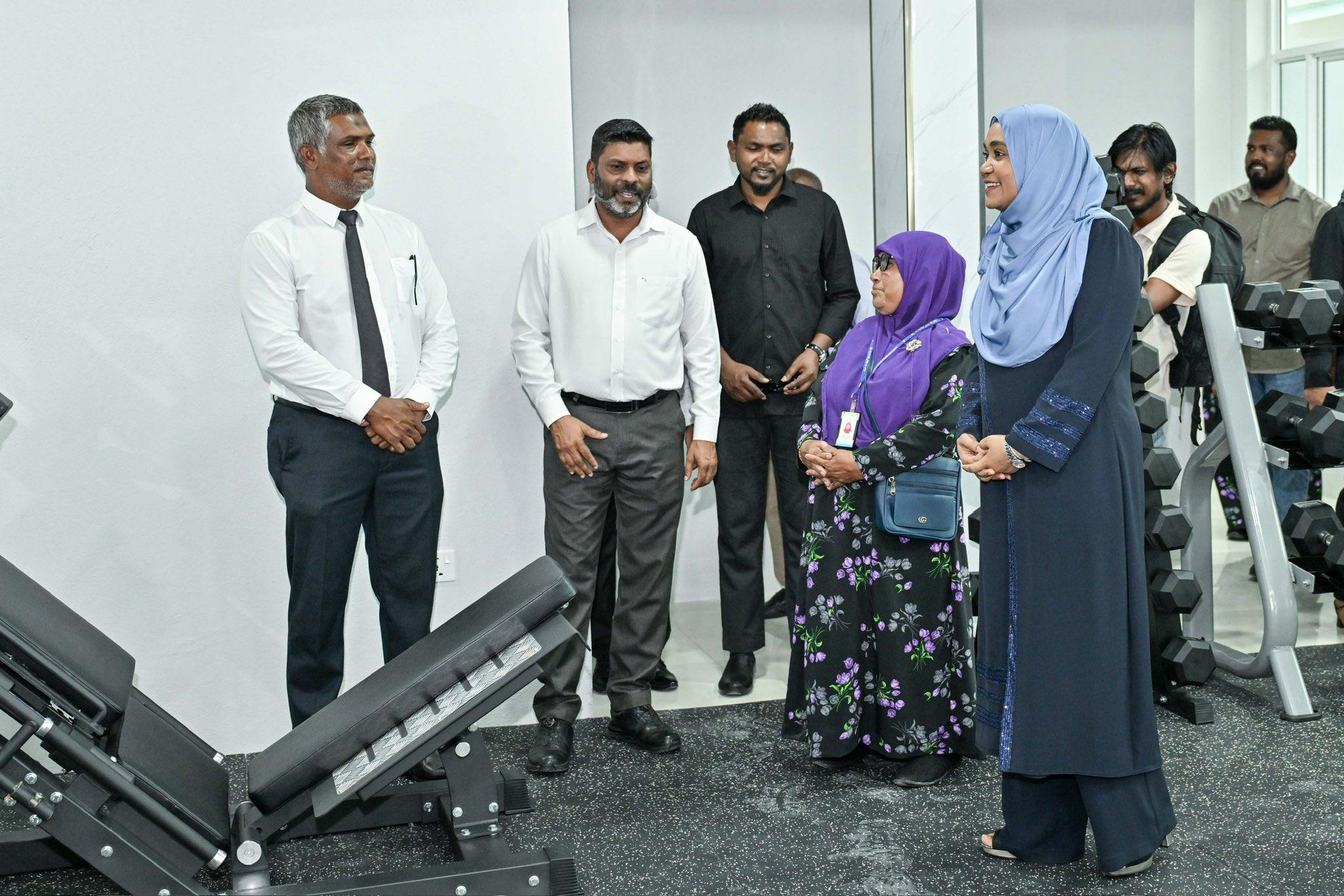 ކުޑަހުވަދޫ ޑަބްލިއުޑީސީން ތަރައްޤީކުރި ޖިމް ފަސްޓް ލޭޑީ ހުޅުއްވައިދެއްވައިފި