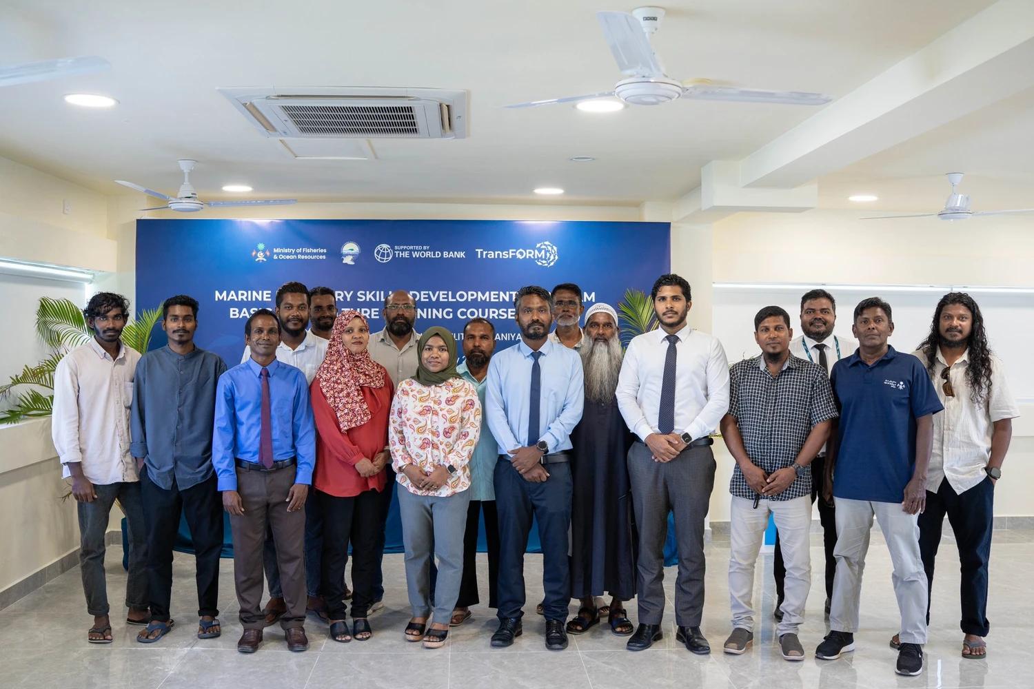 މެރިން ހެޗަރީ ސިކިލްސް ޑިވޮލޮޕްމެންޓް ޕްރޮގްރާމްގެ ބޭސިކް މެރިކަލްޗާރ ޓްރެއިނިންގ ކޯސް ނިންމާލައިފި