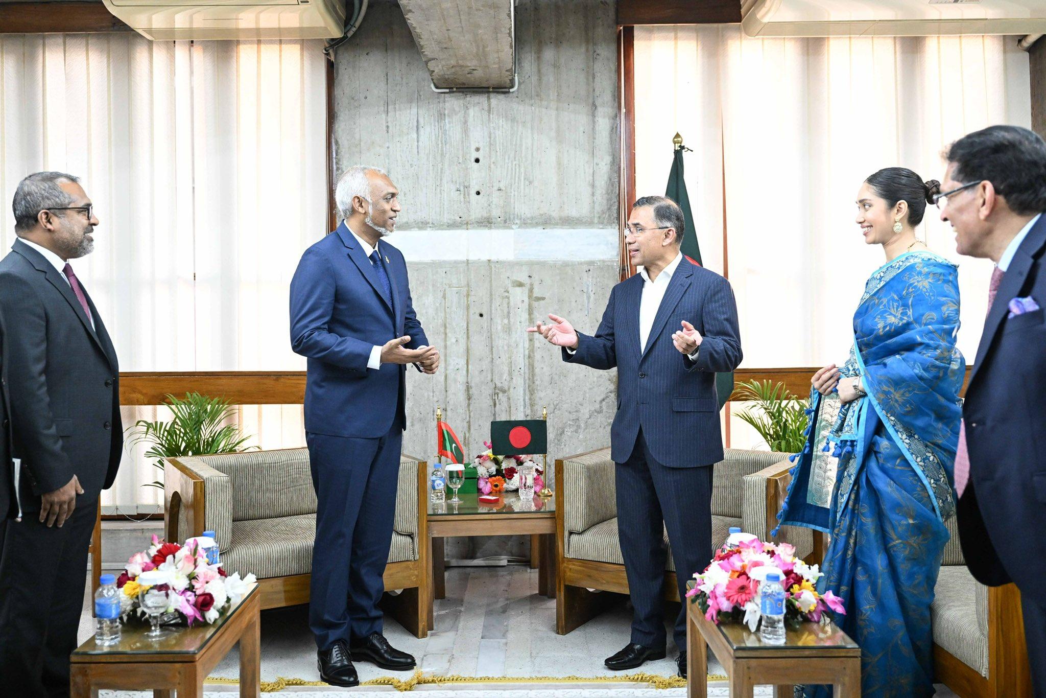 ބަންގްލަދޭޝަށް ކުރެއްވި ރަސްމީ ދަތުރުފުޅު ނިންމަވާލެއްވުމަށްފަހު ރައީސް ރާއްޖެ ވަޑައިގެންފި