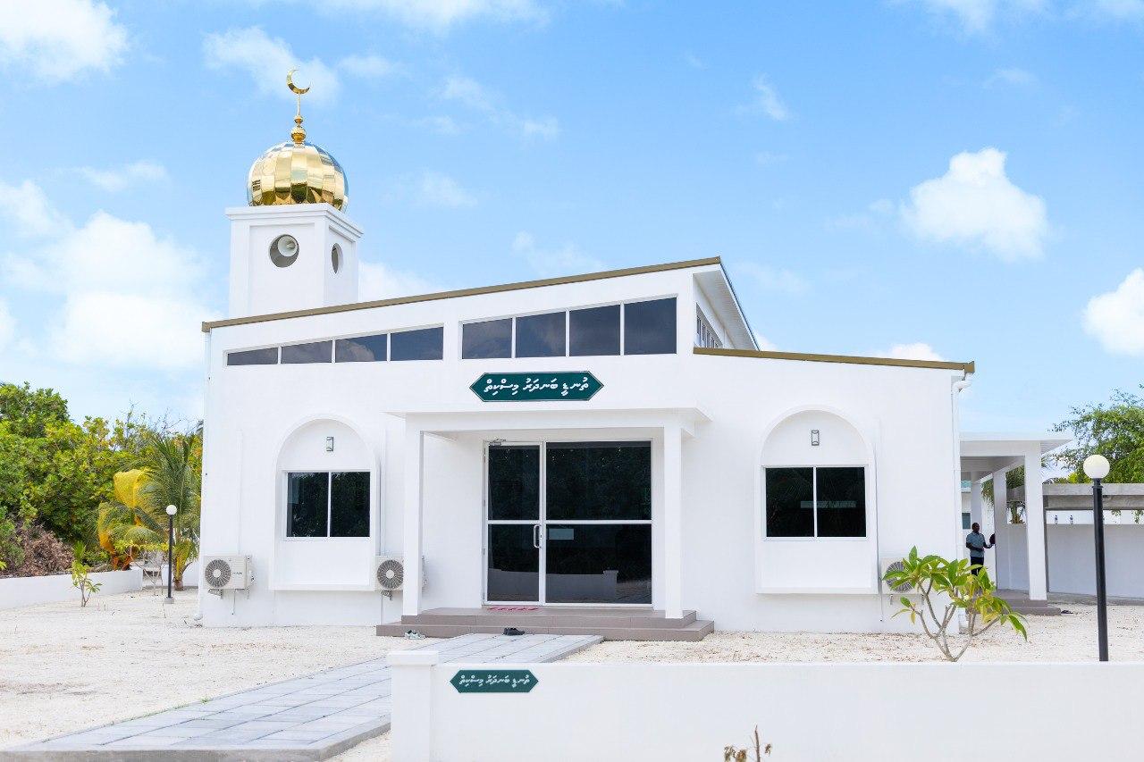 ގަމުގައި ހެޔޮއެދޭ ފަރާތަކުން ބިނާކޮށްދެއްވި އައު މިސްކިތް "ތުނޑީ ބަނދަރު މިސްކިތް" މިއަދު ރަސްމީކޮށް ހުޅުވައިފި