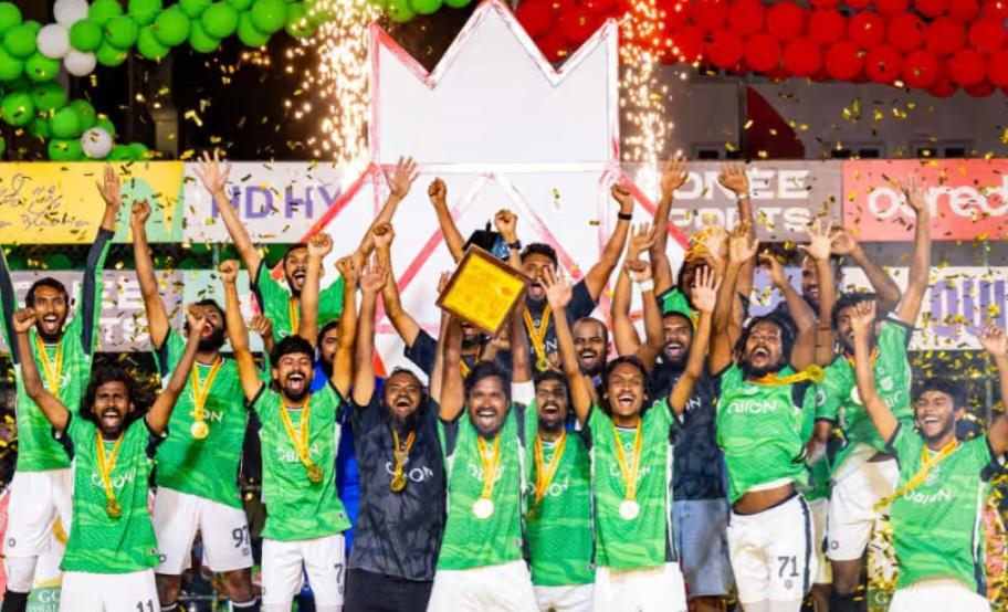 ގޯލްޑަން ފުޓްސަލް ޗެލެންޖް: ނައިވާދޫ ޗެމްޕިއަންކަން ހޯދިއިރު، މޮޅު ކުޅުންތެރިއަކީ ޔާމިން