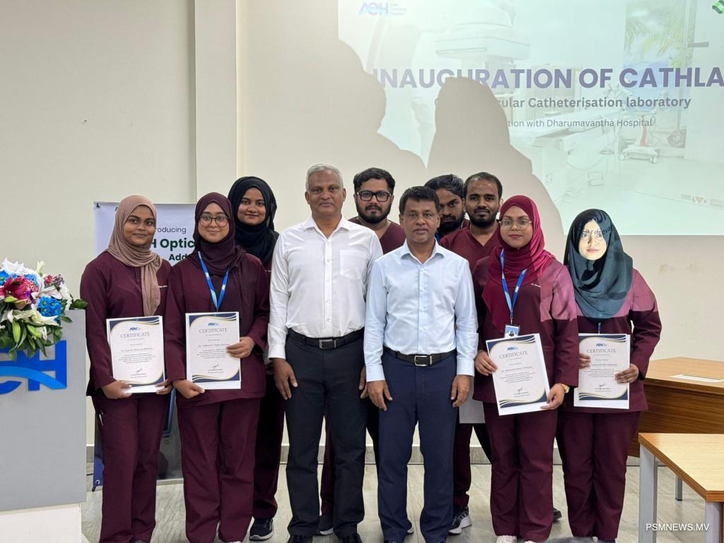 އައްޑޫގައި ގާއިމުކުރި އައިނު ފިހާރައާއި ކެތު ލެބް ރަސްމީކޮށް ހުޅުވައިފި