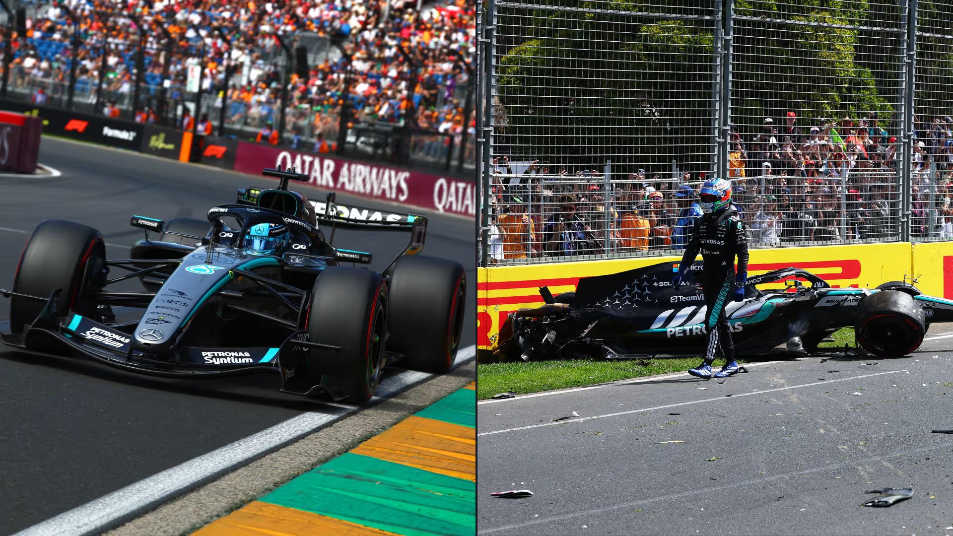 Russell Fastest in Final Australian GP Practice as Antonelli Crash Brings Out Red Flag