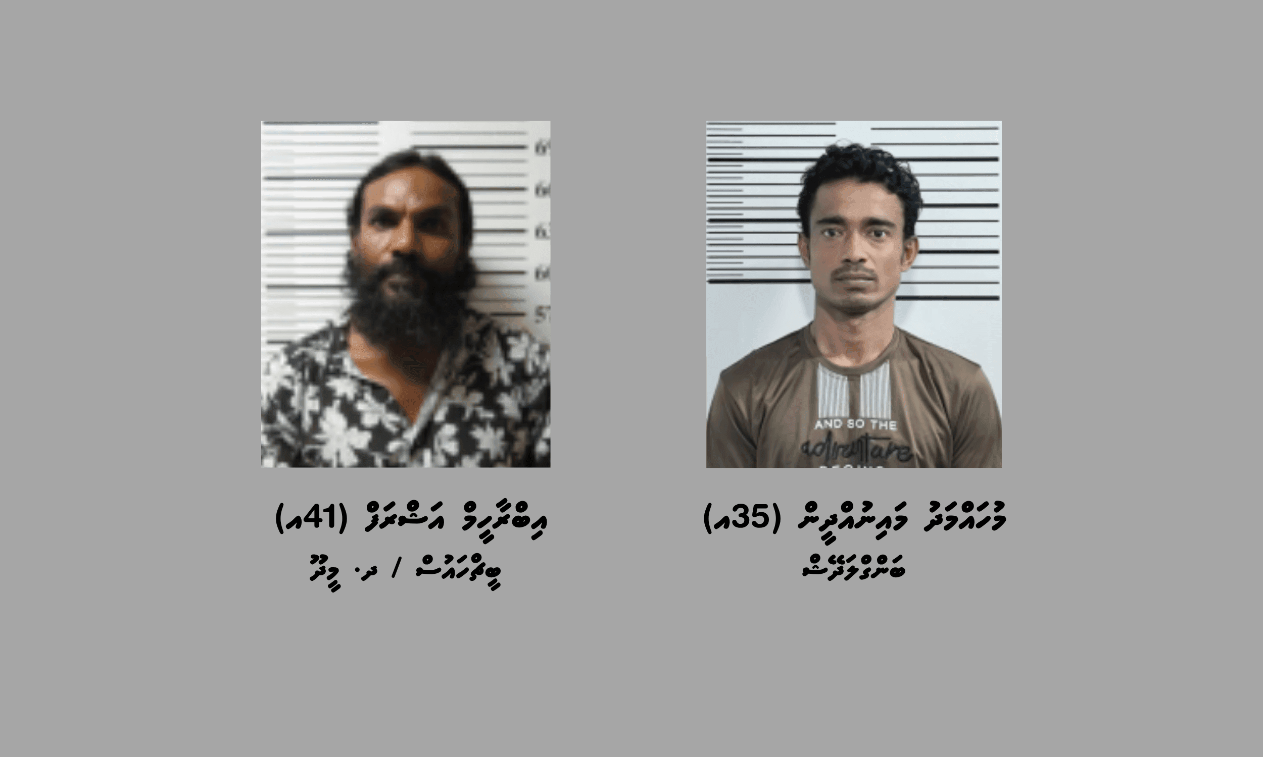 ހިމަންދޫއާއި މީދޫއަށް މަސްތުވާތަކެތި އެތެރެކުރަން އުޅުނު ދެމީހަކު ހައްޔަރަށް!