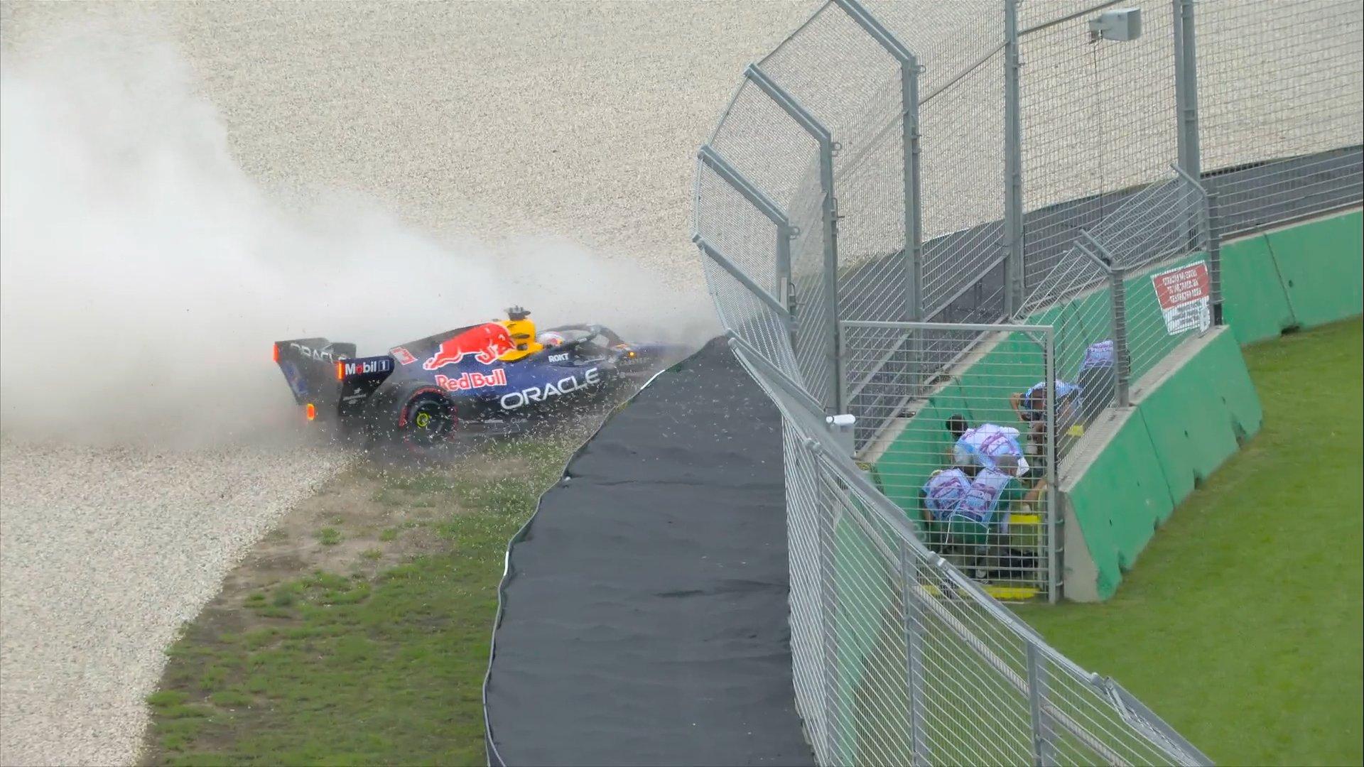 Verstappen Escapes Injury After Heavy Qualifying Crash in Melbourne