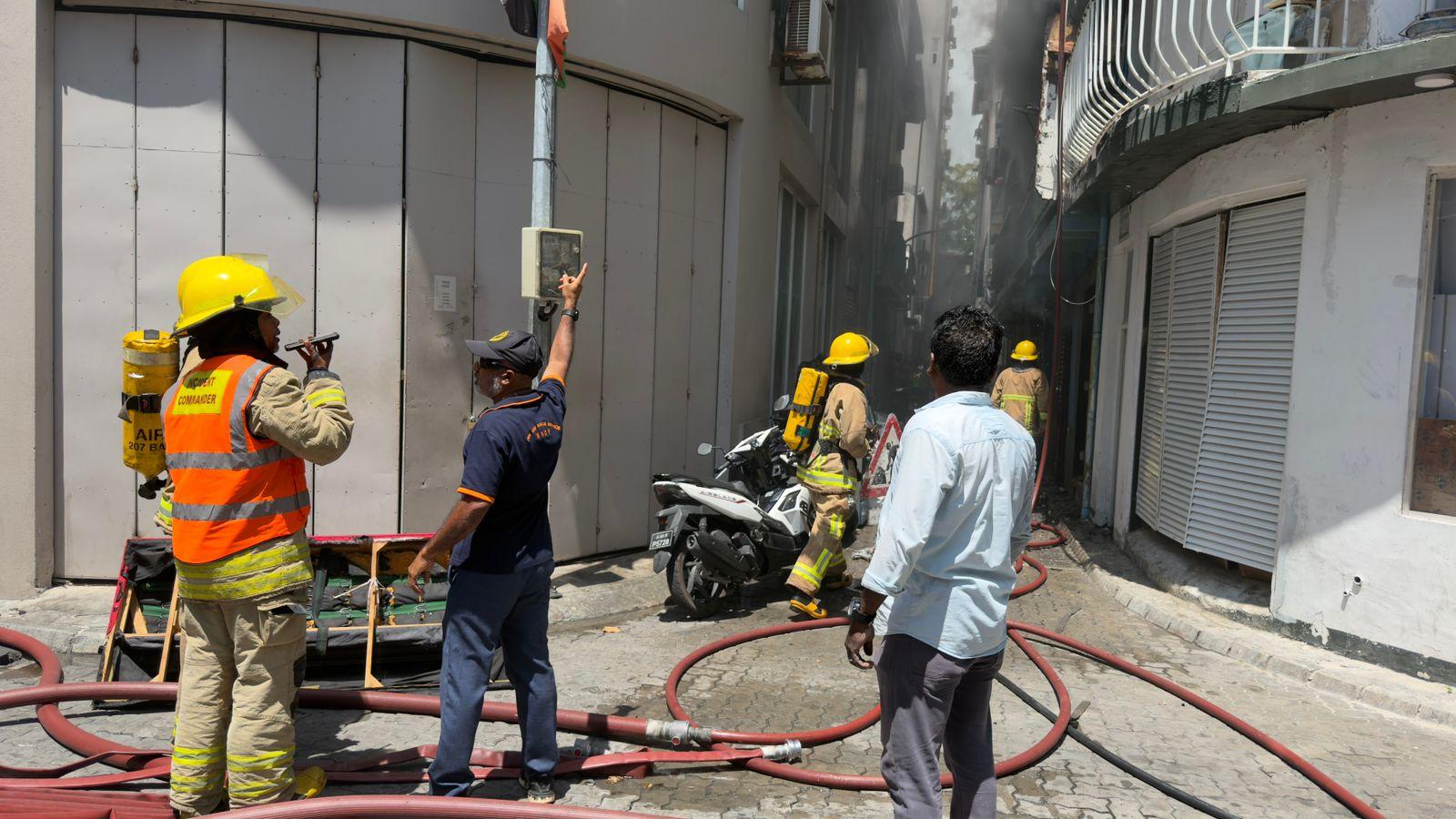 ގަލޮޅު މޯޗަރީ ކައިރީ ހުރި ގެއެއްގައި ރޯވި އަލިފާންގަނޑު ކޮންޓްރޯލްކޮށްފި