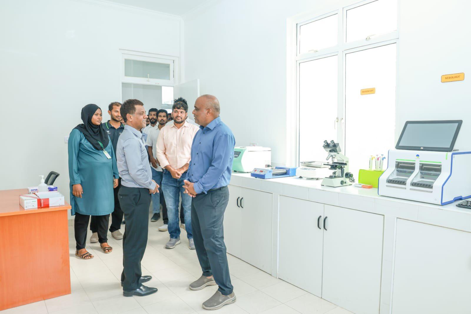 މާރަންދޫ ޞިއްޙީ މަރުކަޒުގައި ލެބޯޓްރީގެ ޚިދުމަތް ފަށައިފި